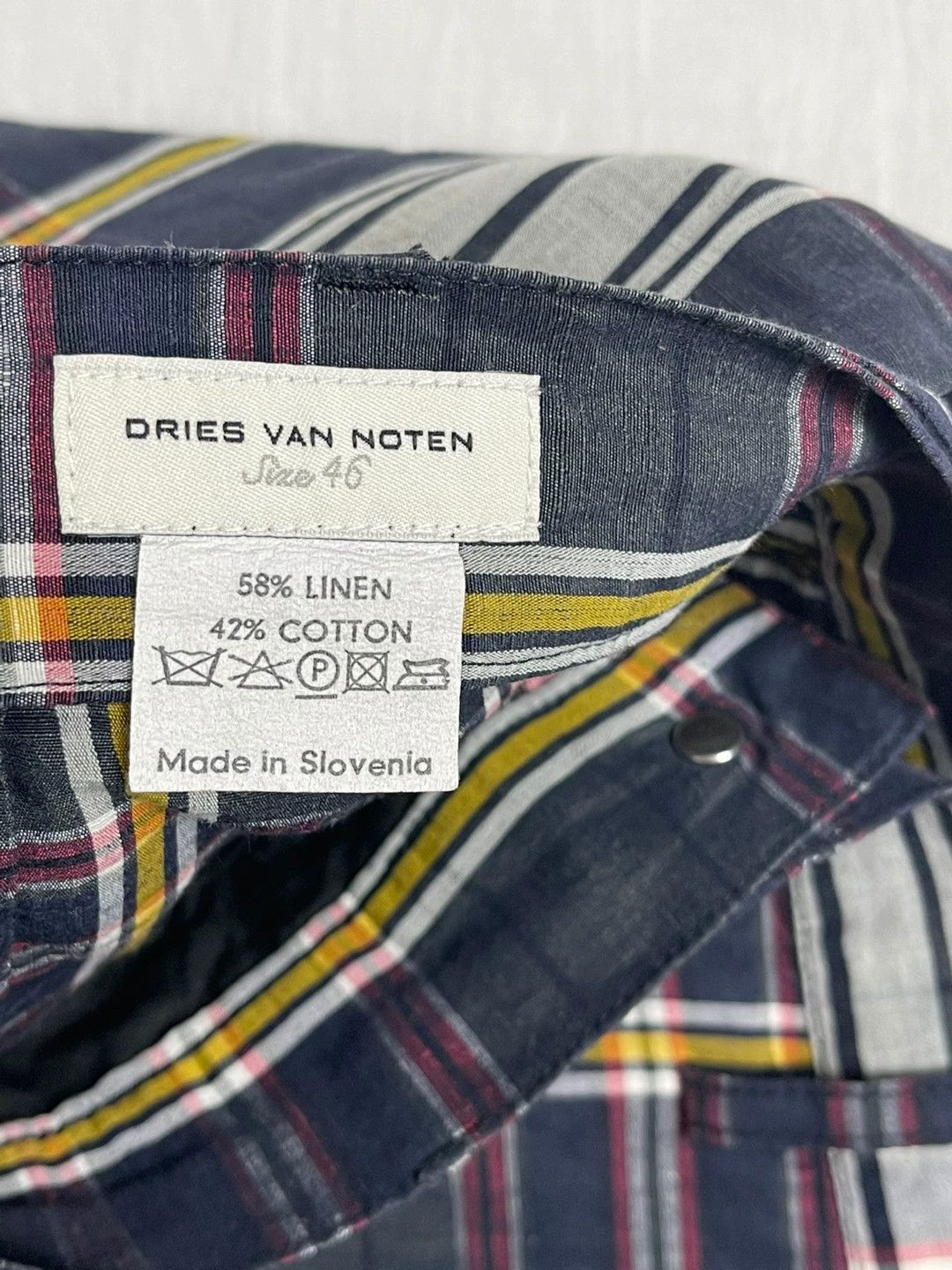 Dries Van Noten Dries Van Noten 2005 SS Runway Check Trousers Size US 30 / EU 46 - 4 Thumbnail