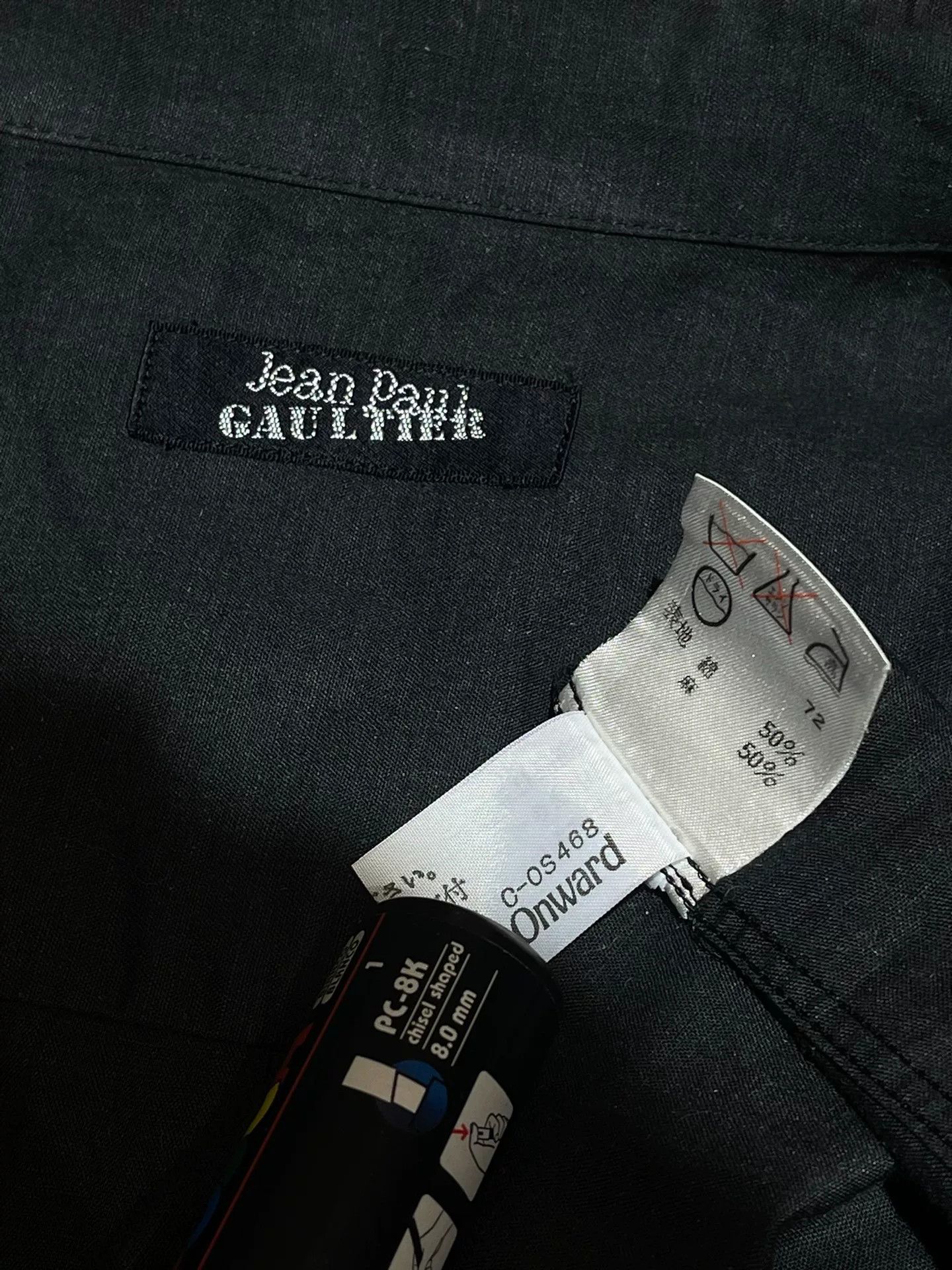 Jean Paul Gaultier Jean Paul GAULTIER Cotton-Linen Pleated Cocoon Shirt Size US M / EU 48-50 / 2 - 7 Thumbnail