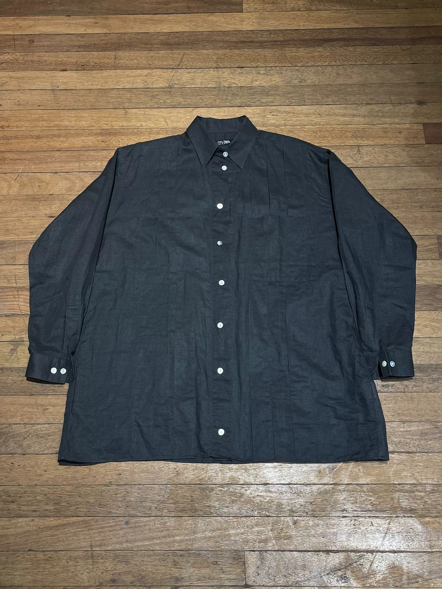 Jean Paul Gaultier Jean Paul GAULTIER Cotton-Linen Pleated Cocoon Shirt Size US M / EU 48-50 / 2 - 3 Thumbnail