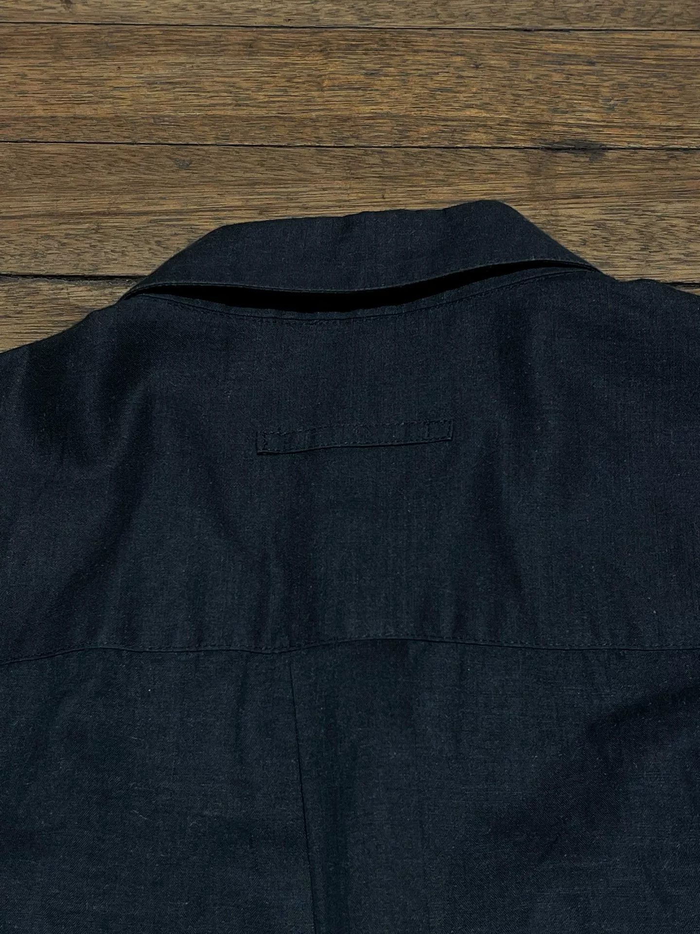 Jean Paul Gaultier Jean Paul GAULTIER Cotton-Linen Pleated Cocoon Shirt Size US M / EU 48-50 / 2 - 8 Thumbnail