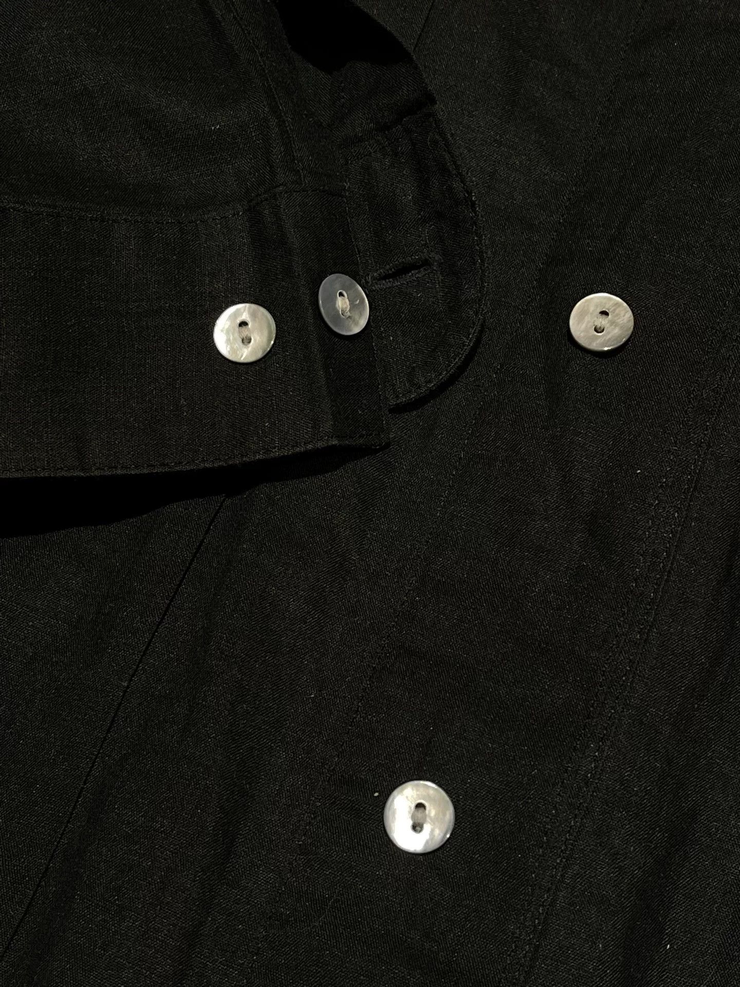 Jean Paul Gaultier Jean Paul GAULTIER Cotton-Linen Pleated Cocoon Shirt Size US M / EU 48-50 / 2 - 5 Thumbnail