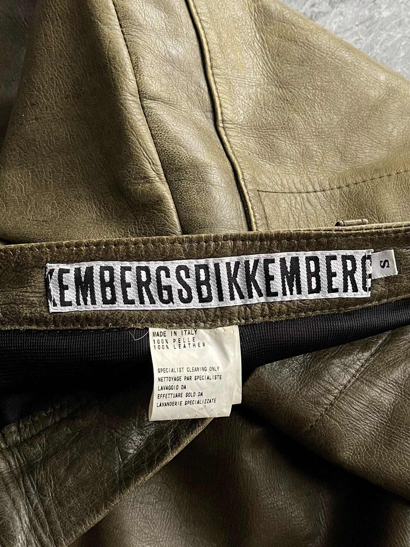 Dirk Bikkembergs Dirk Bikkembergs 98AW Leather Biker Pants Size US 30 / EU 46 - 7 Thumbnail