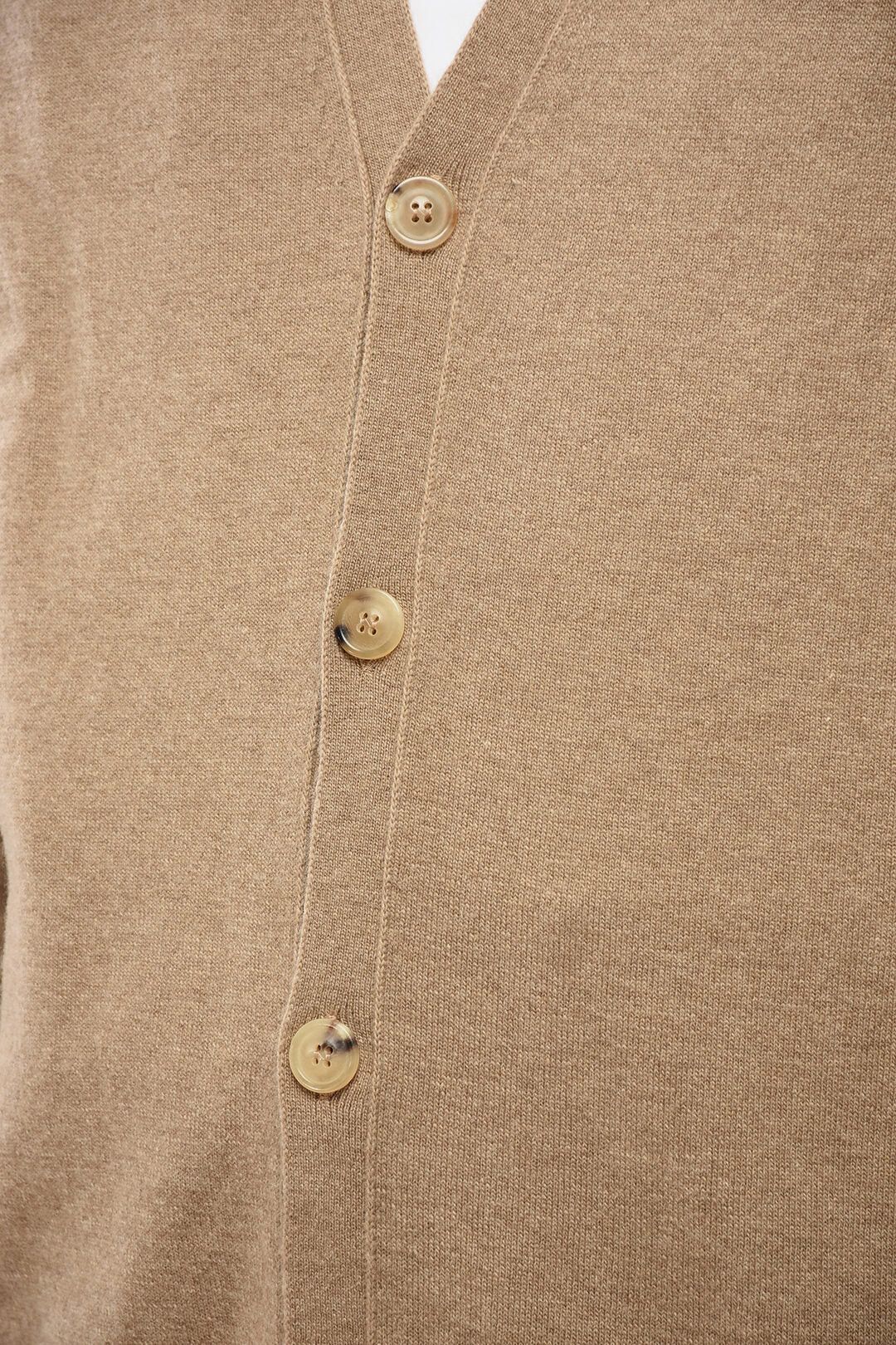 Maison Margiela MM10 Wool Cardigan with V-Neck Size US S / EU 44-46 / 1 - 3 Thumbnail