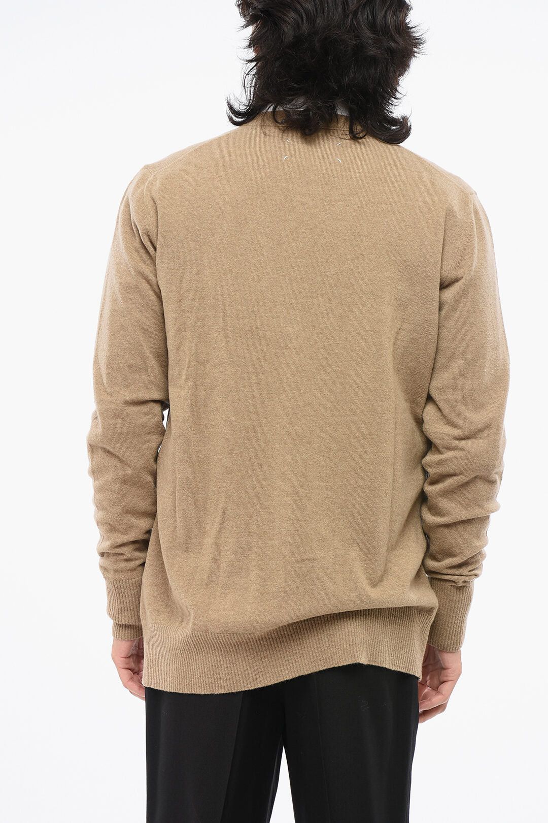 Maison Margiela MM10 Wool Cardigan with V-Neck Size US XS / EU 42 / 0 - 2 Thumbnail