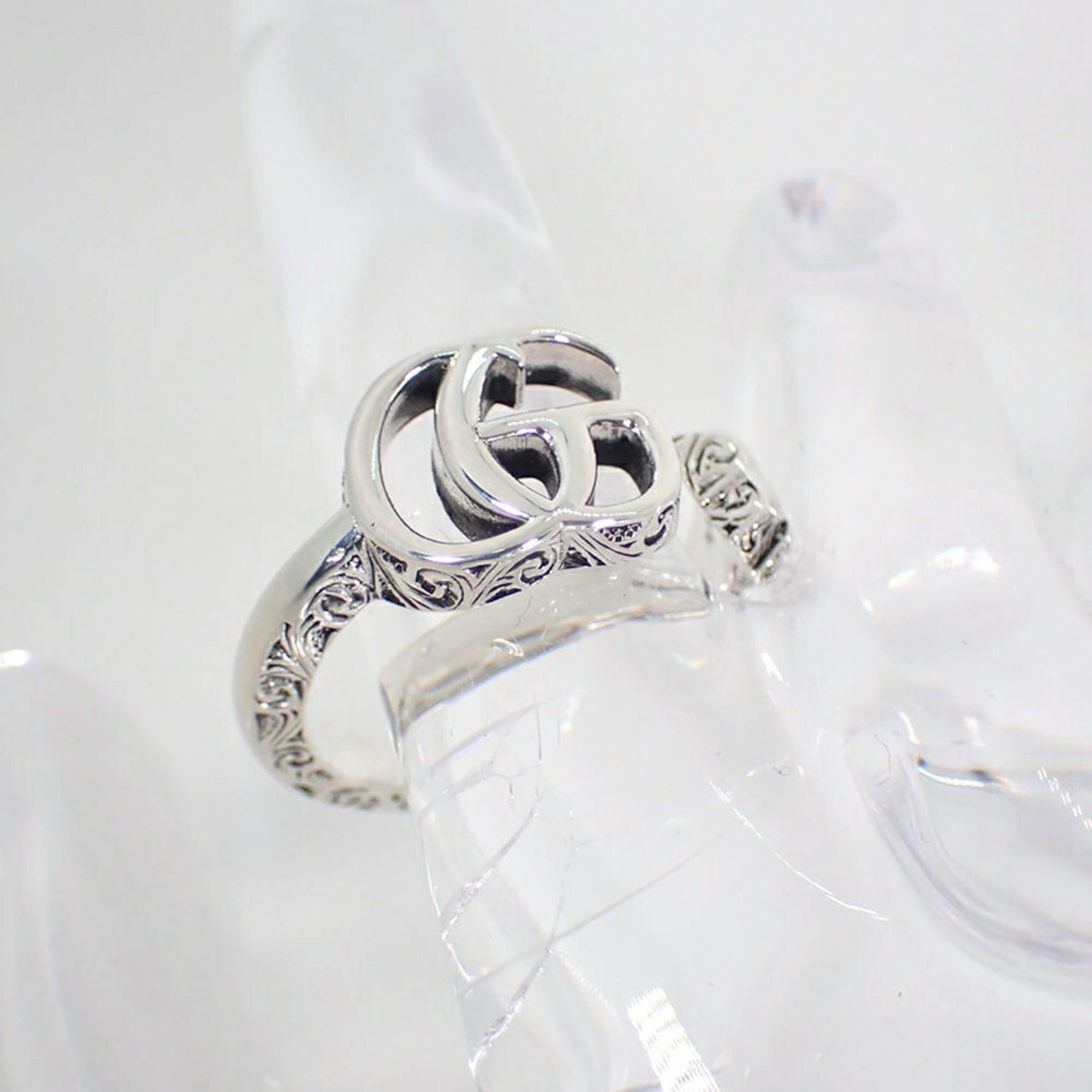 Gucci GUCCI 925 Double G Arabesque Ring, size 18 Size ONE SIZE - 9 Thumbnail