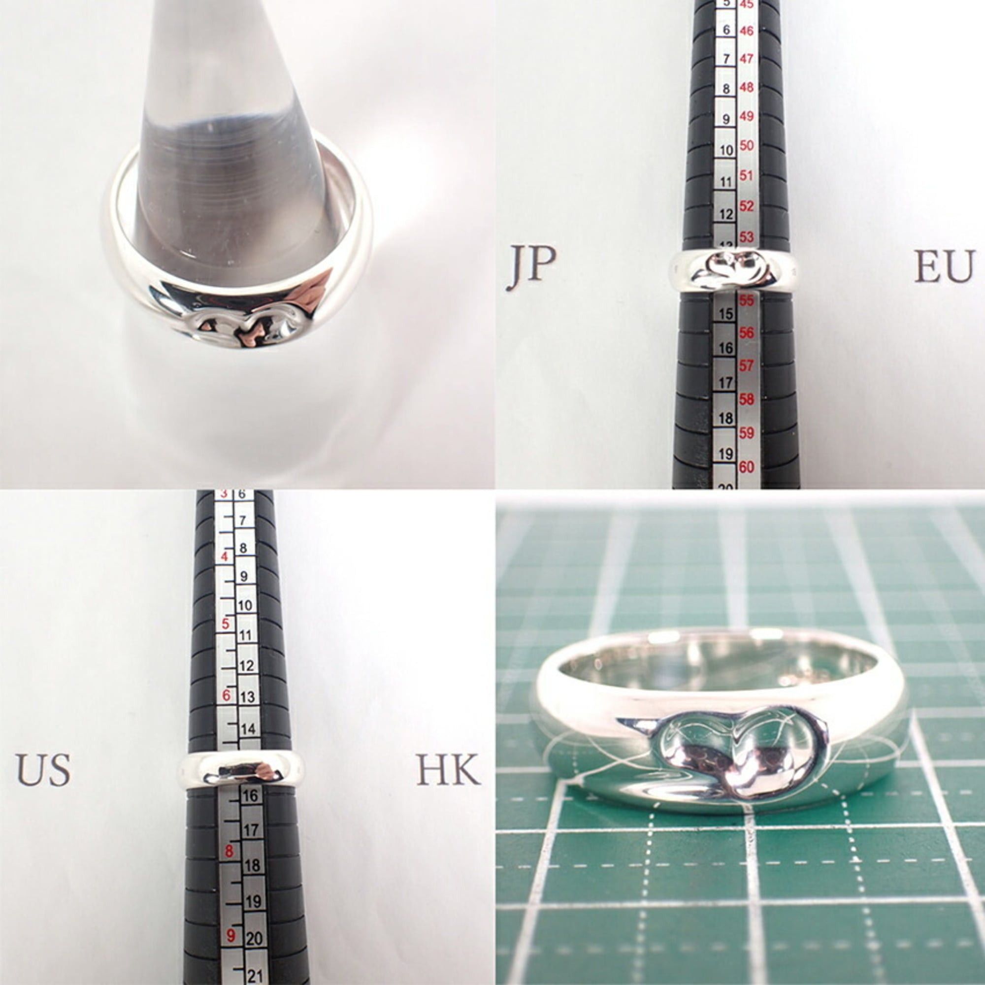 Tiffany & Co. TIFFANY 925 Carved Heart Ring, size 14 Size ONE SIZE - 10 Thumbnail