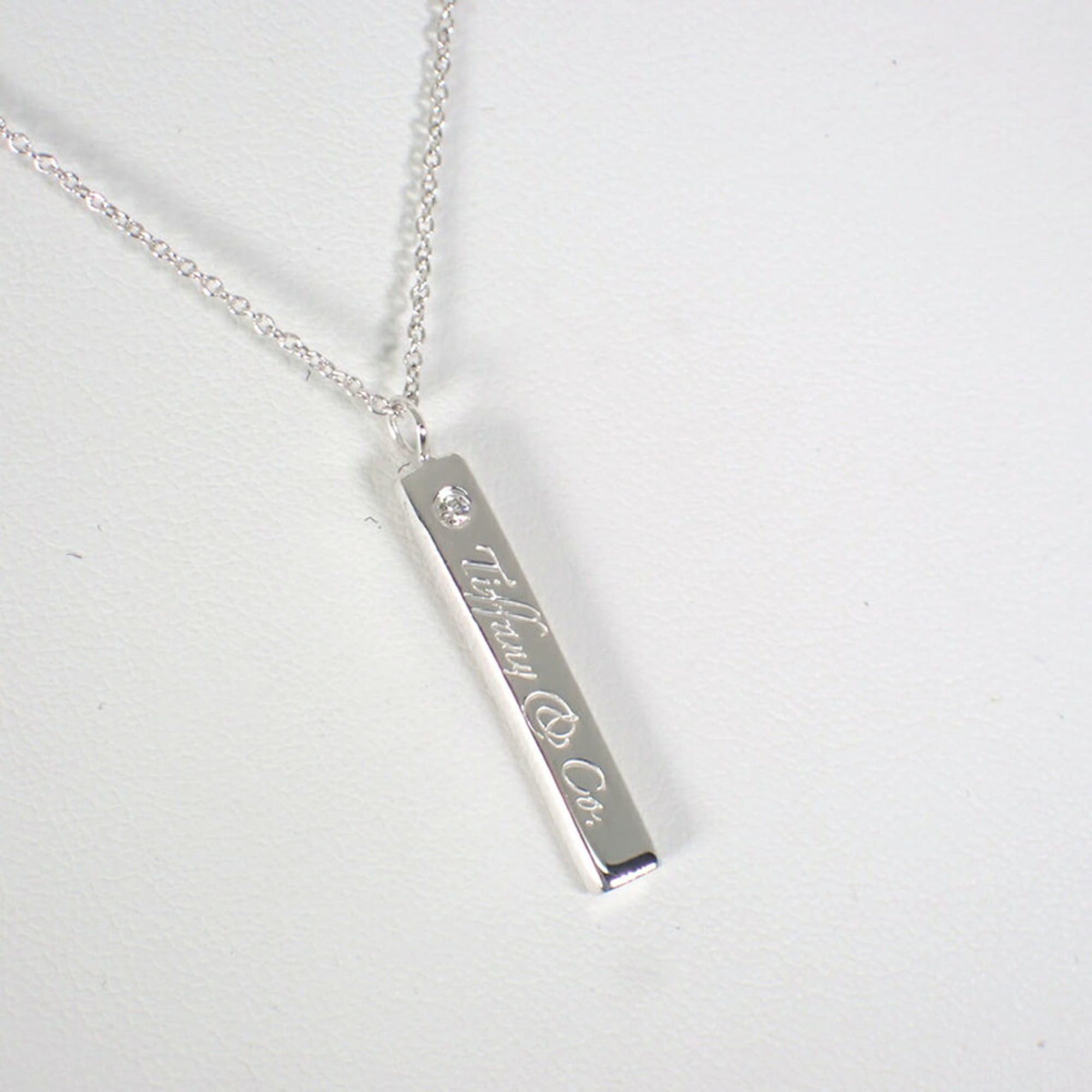 Tiffany & Co. TIFFANY 925 Notes Diamond Pendant Necklace Size ONE SIZE - 4 Thumbnail