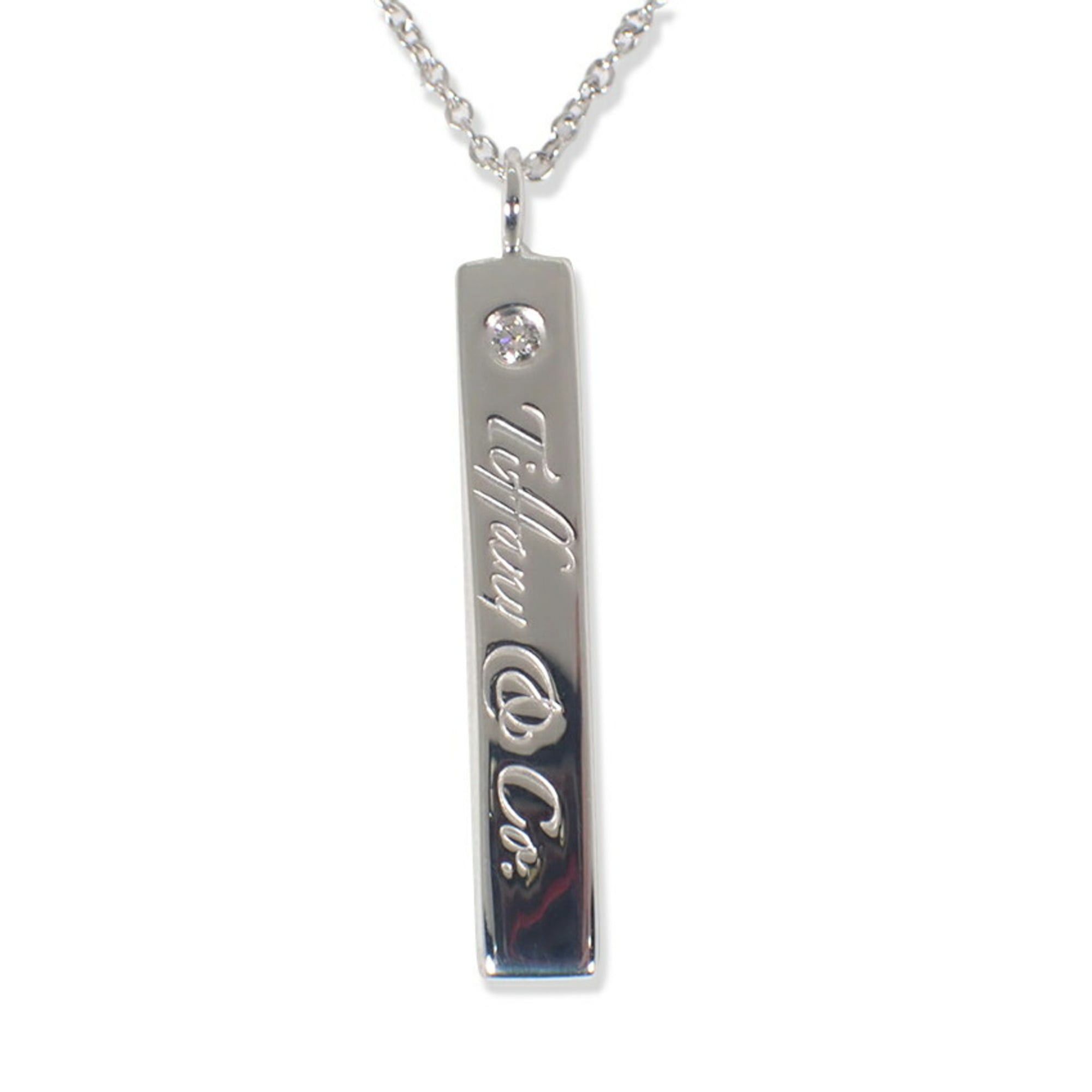 Tiffany & Co. TIFFANY 925 Notes Diamond Pendant Necklace Size ONE SIZE - 2 Thumbnail