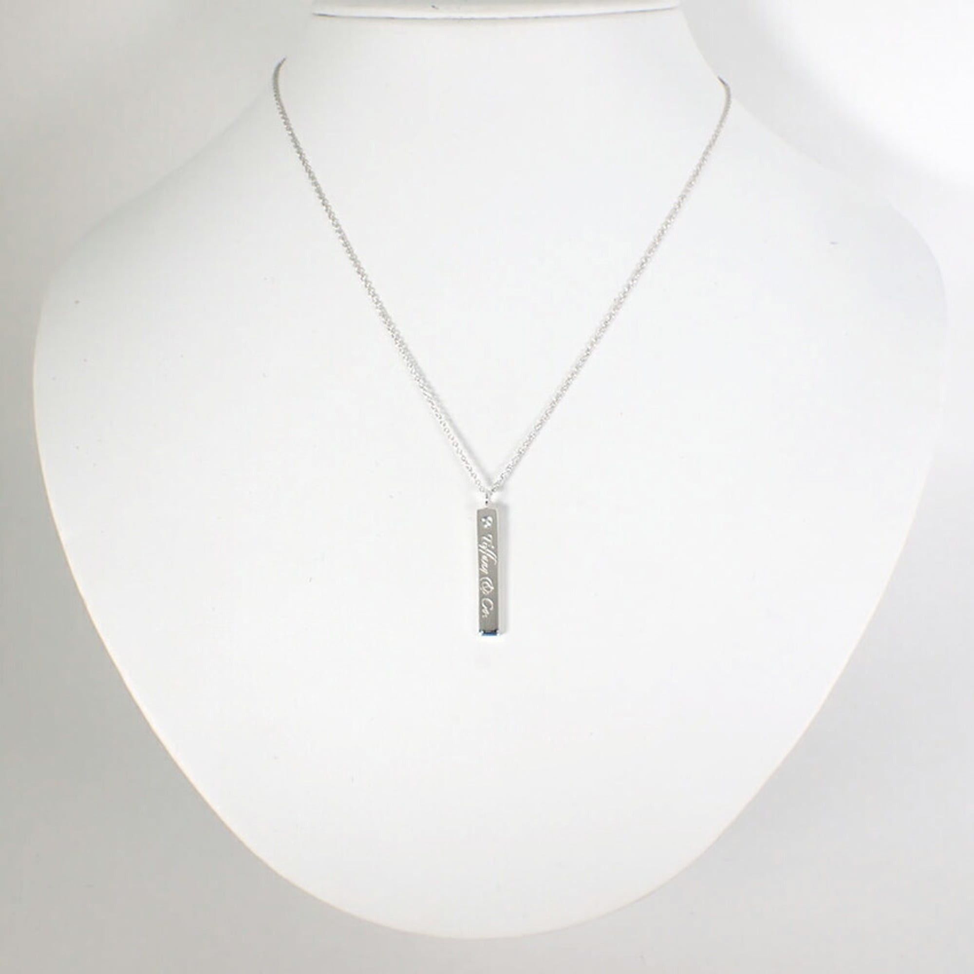 Tiffany & Co. TIFFANY 925 Notes Diamond Pendant Necklace Size ONE SIZE - 3 Thumbnail