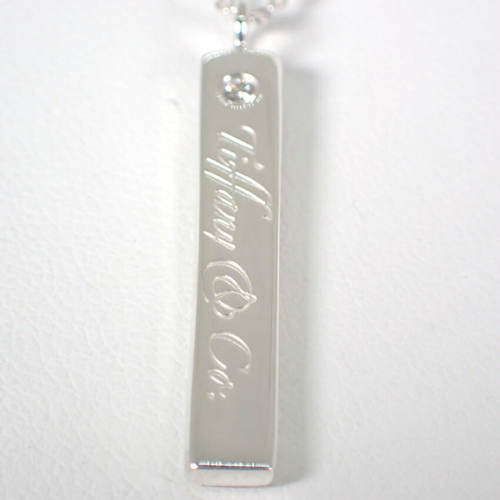 Tiffany & Co. TIFFANY 925 Notes Diamond Pendant Necklace Size ONE SIZE - 5 Thumbnail