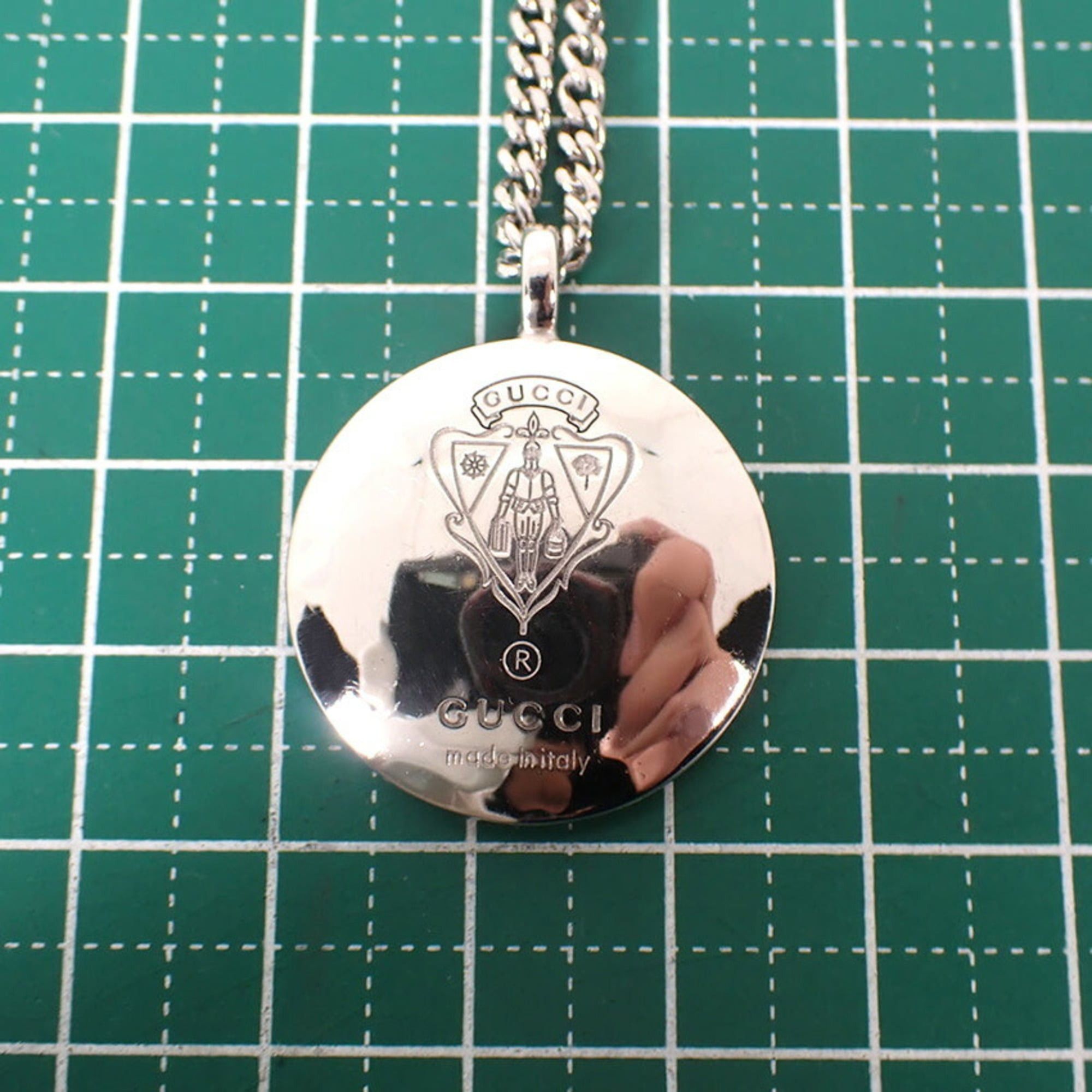 Gucci GUCCI SV925 Emblem Crest Pendant Necklace Size ONE SIZE - 10 Thumbnail