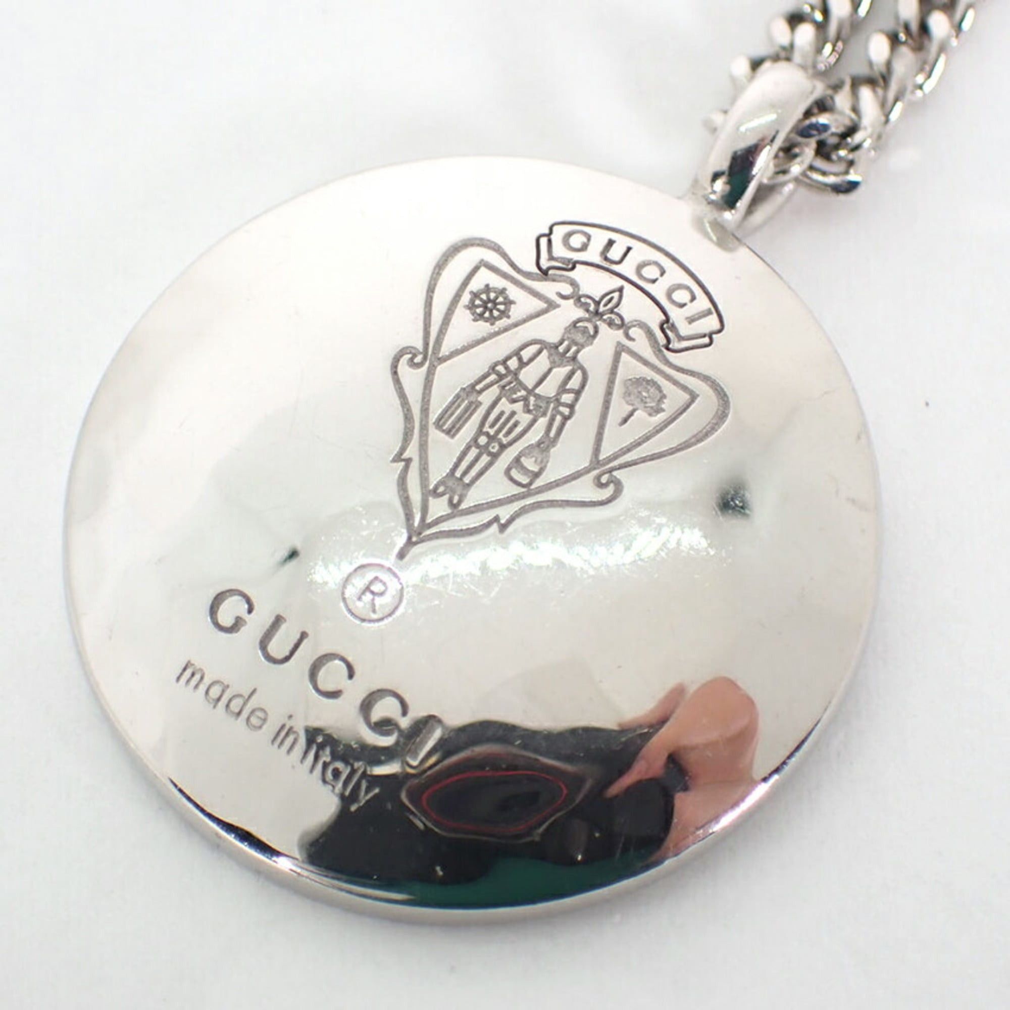 Gucci GUCCI SV925 Emblem Crest Pendant Necklace Size ONE SIZE - 3 Thumbnail