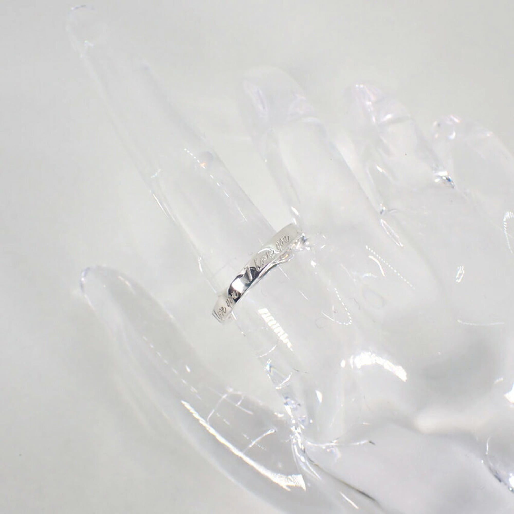 Tiffany & Co. TIFFANY 925 Notes Narrow I Love You Ring, Size 12 Size ONE SIZE - 5 Thumbnail