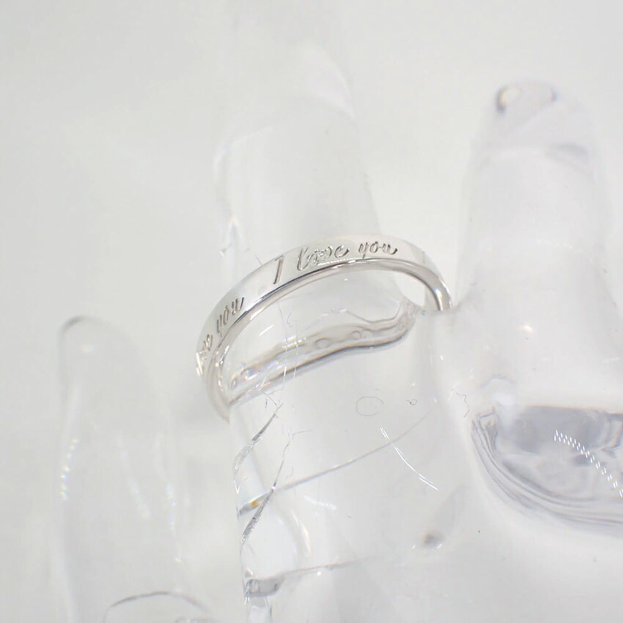 Tiffany & Co. TIFFANY 925 Notes Narrow I Love You Ring, Size 12 Size ONE SIZE - 8 Thumbnail