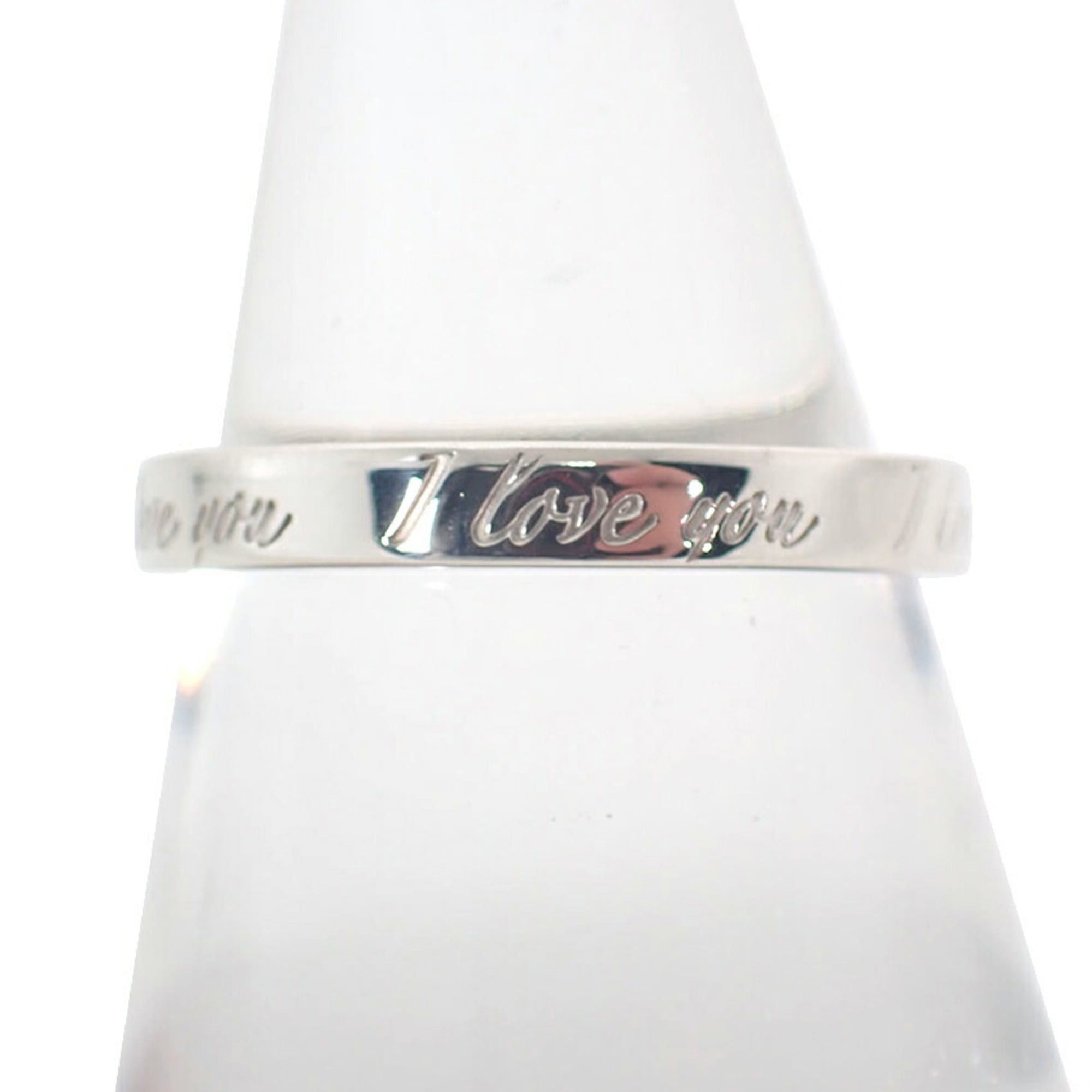 Tiffany & Co. TIFFANY 925 Notes Narrow I Love You Ring, Size 12 Size ONE SIZE - 2 Thumbnail