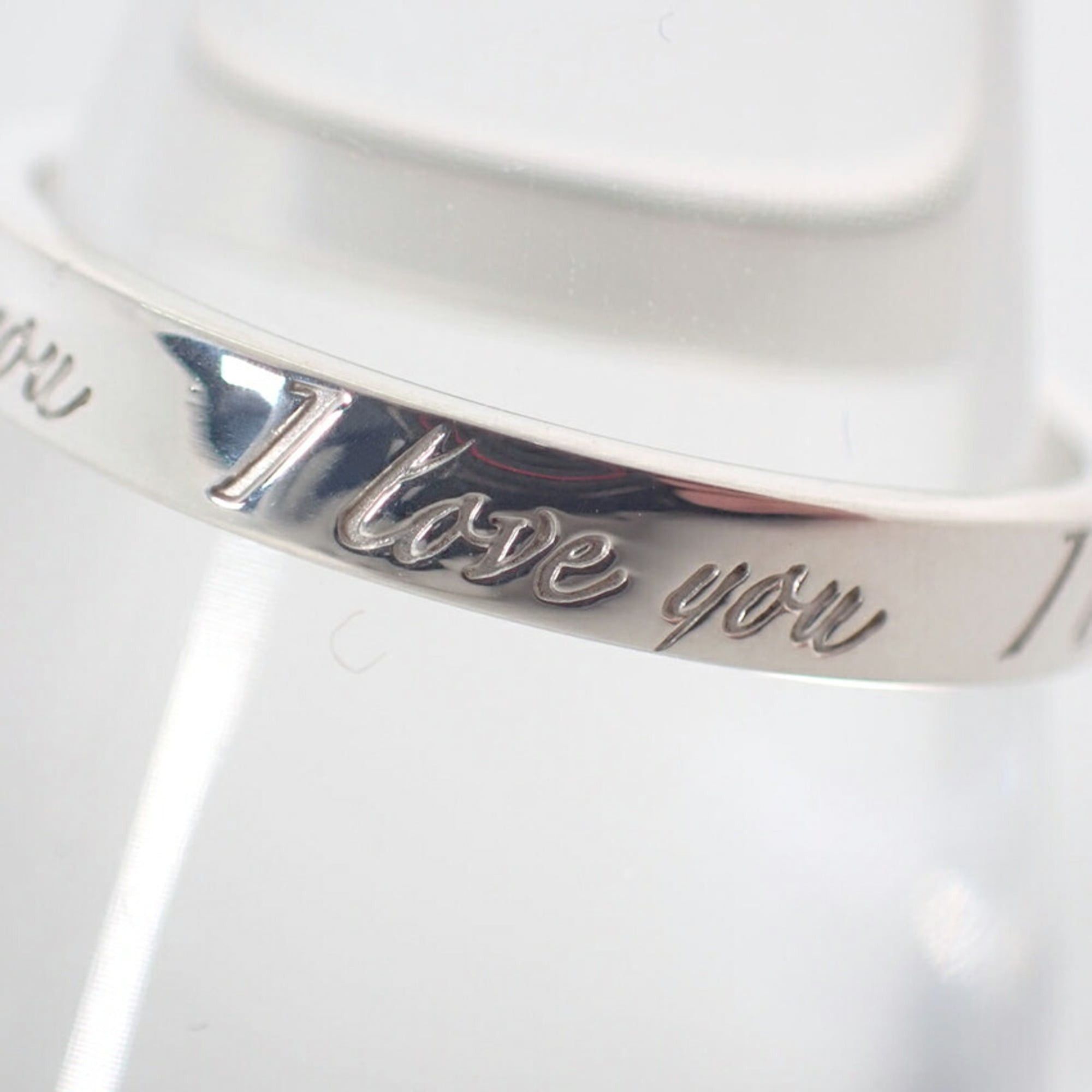 Tiffany & Co. TIFFANY 925 Notes Narrow I Love You Ring, Size 12 Size ONE SIZE - 3 Thumbnail