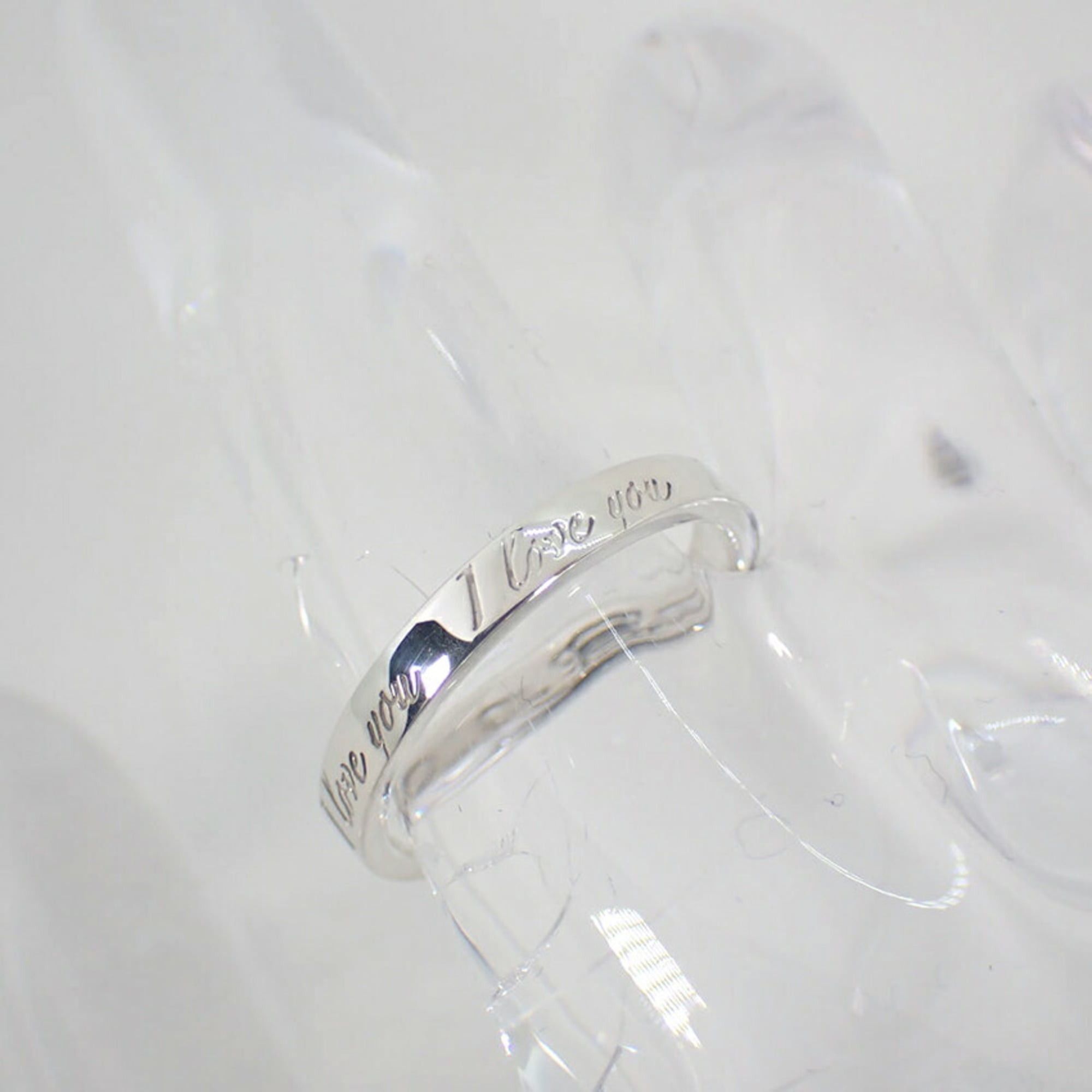 Tiffany & Co. TIFFANY 925 Notes Narrow I Love You Ring, Size 12 Size ONE SIZE - 7 Thumbnail