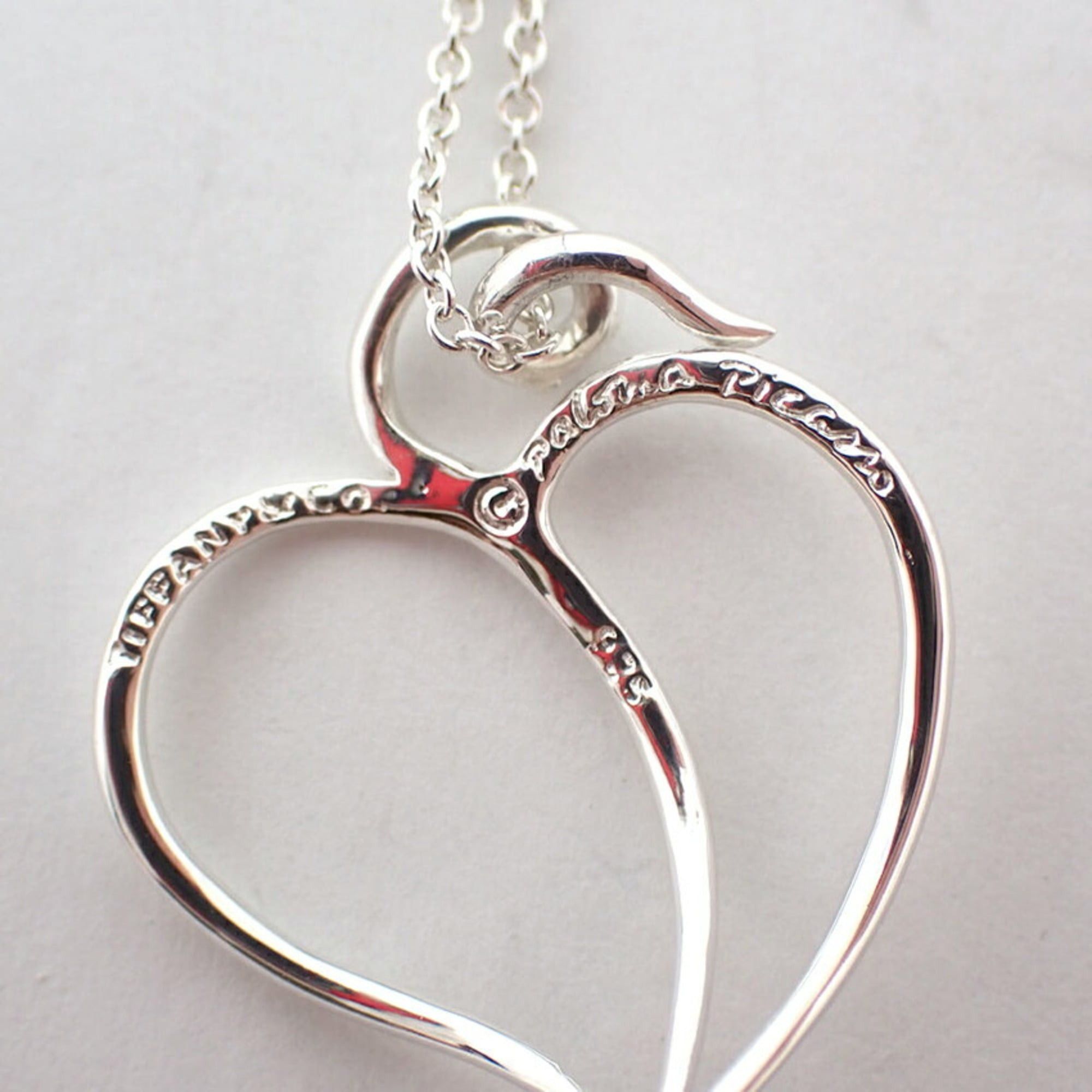 Tiffany & Co. TIFFANY 925 Apple Heart Pendant Necklace Size ONE SIZE - 8 Thumbnail
