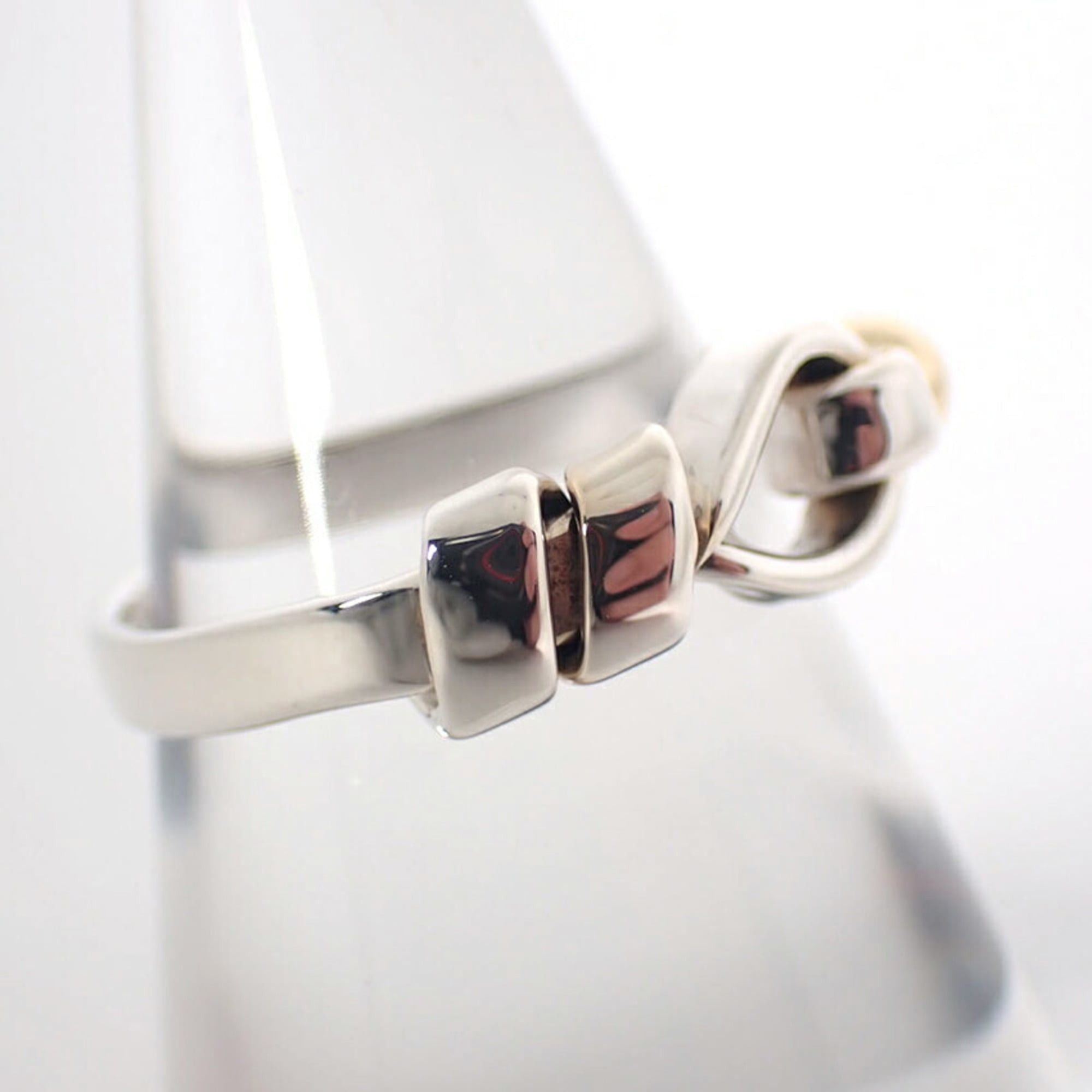 Tiffany & Co. TIFFANY 925 750 Hook & Eye Ring, Size 11 Size ONE SIZE - 3 Thumbnail