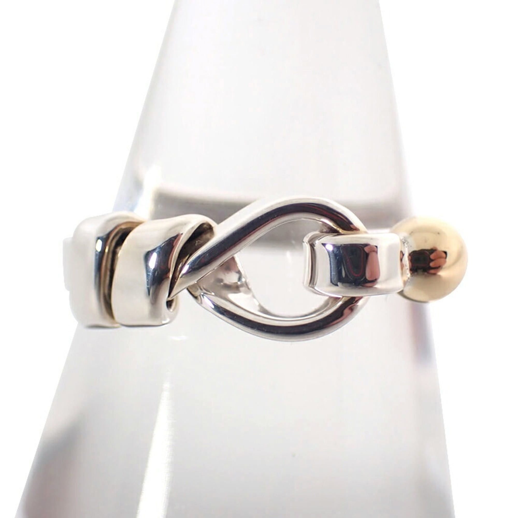 Tiffany & Co. TIFFANY 925 750 Hook & Eye Ring, Size 11 Size ONE SIZE - 2 Thumbnail
