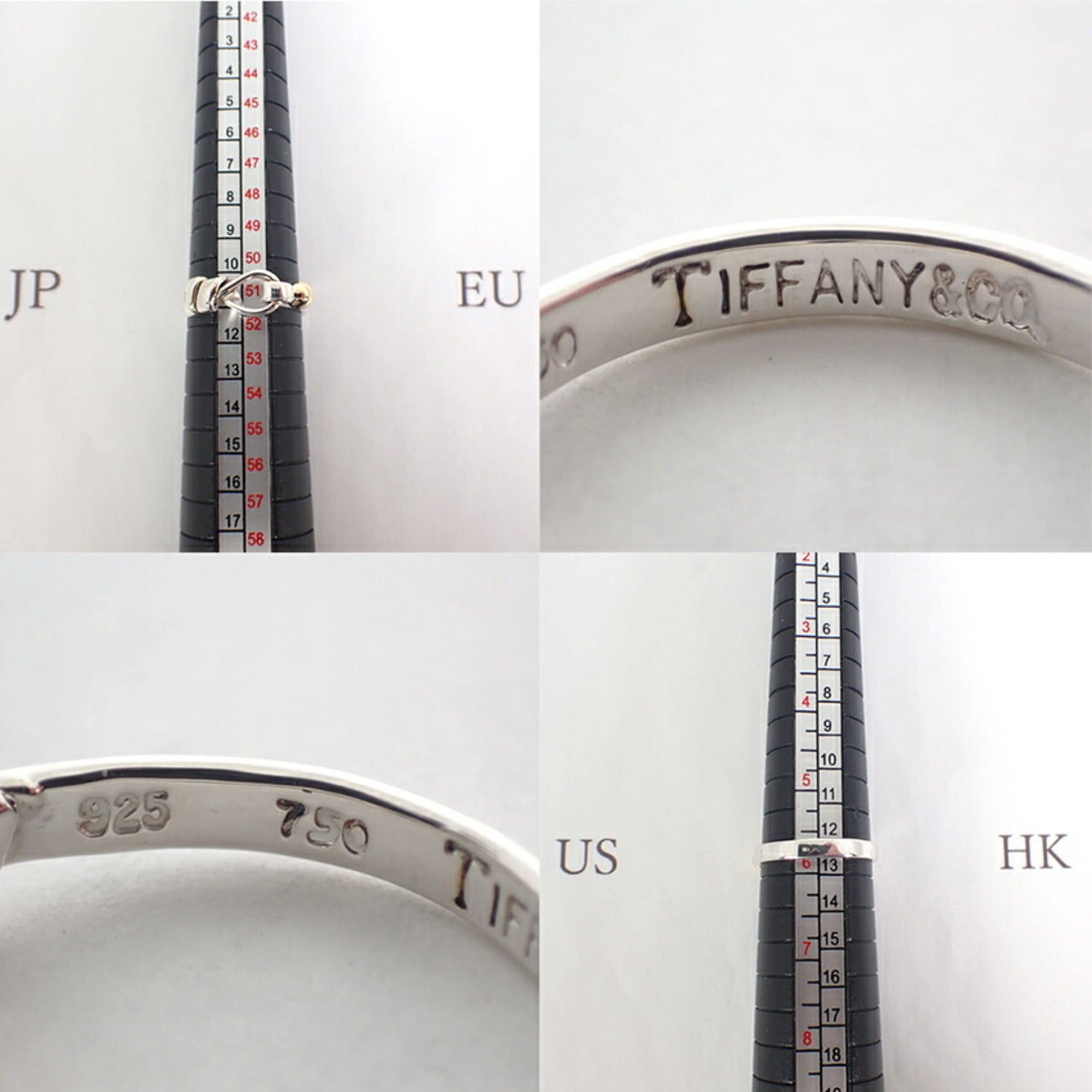 Tiffany & Co. TIFFANY 925 750 Hook & Eye Ring, Size 11 Size ONE SIZE - 10 Thumbnail