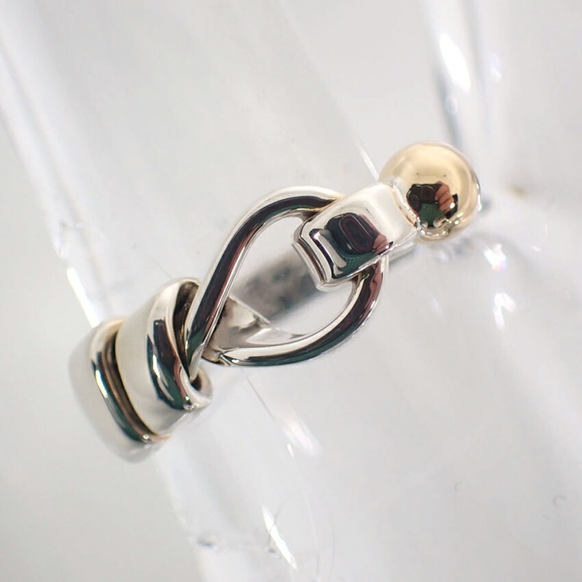 Tiffany & Co. TIFFANY 925 750 Hook & Eye Ring, Size 11 Size ONE SIZE - 6 Thumbnail