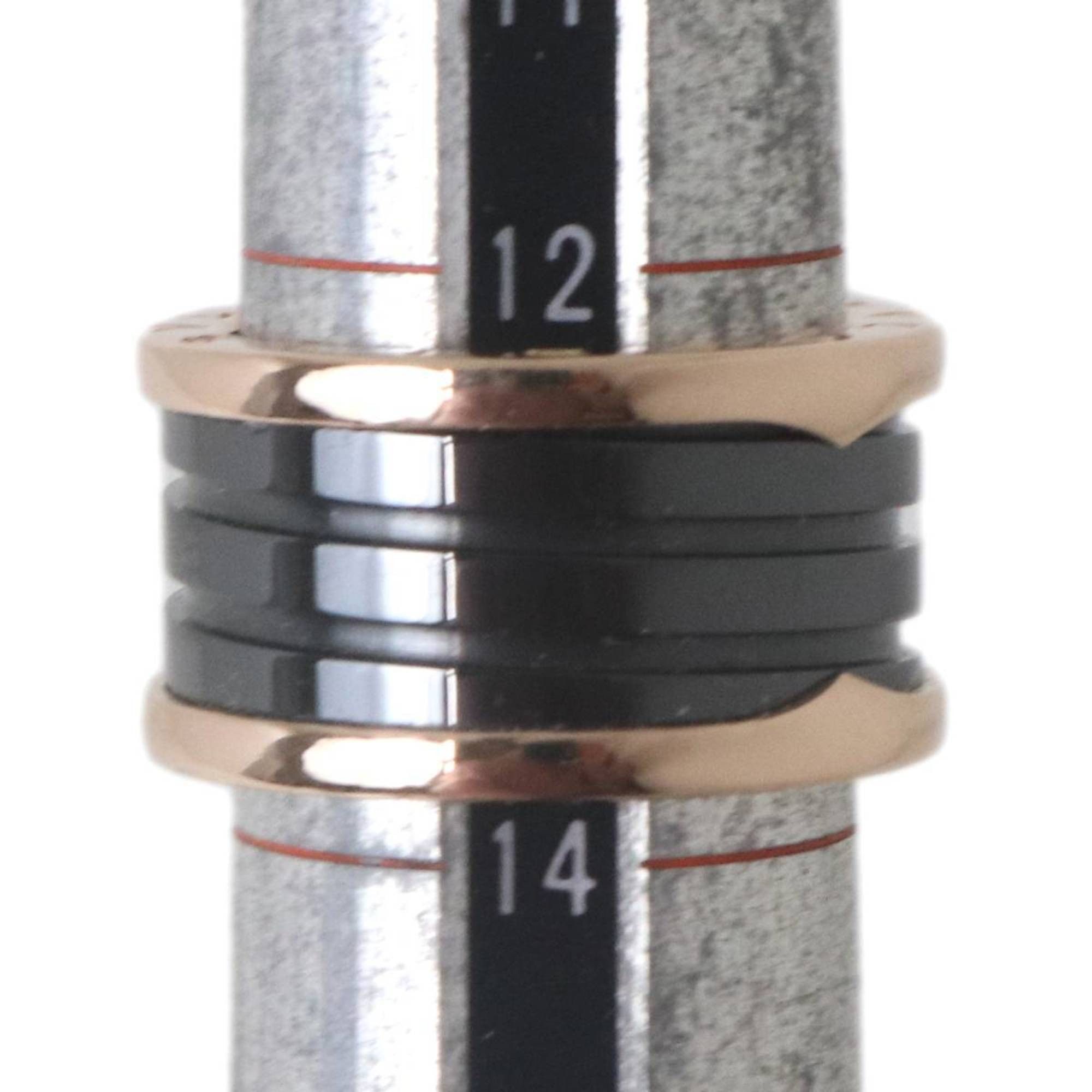 Bvlgari BVLGARI B-ZERO1 4-Band Ceramic Ring, 18K Gold with PG and Ceramic, #54, Size 13, Ring Width 12mm, Weight 9.7g Size ONE SIZE - 10 Thumbnail