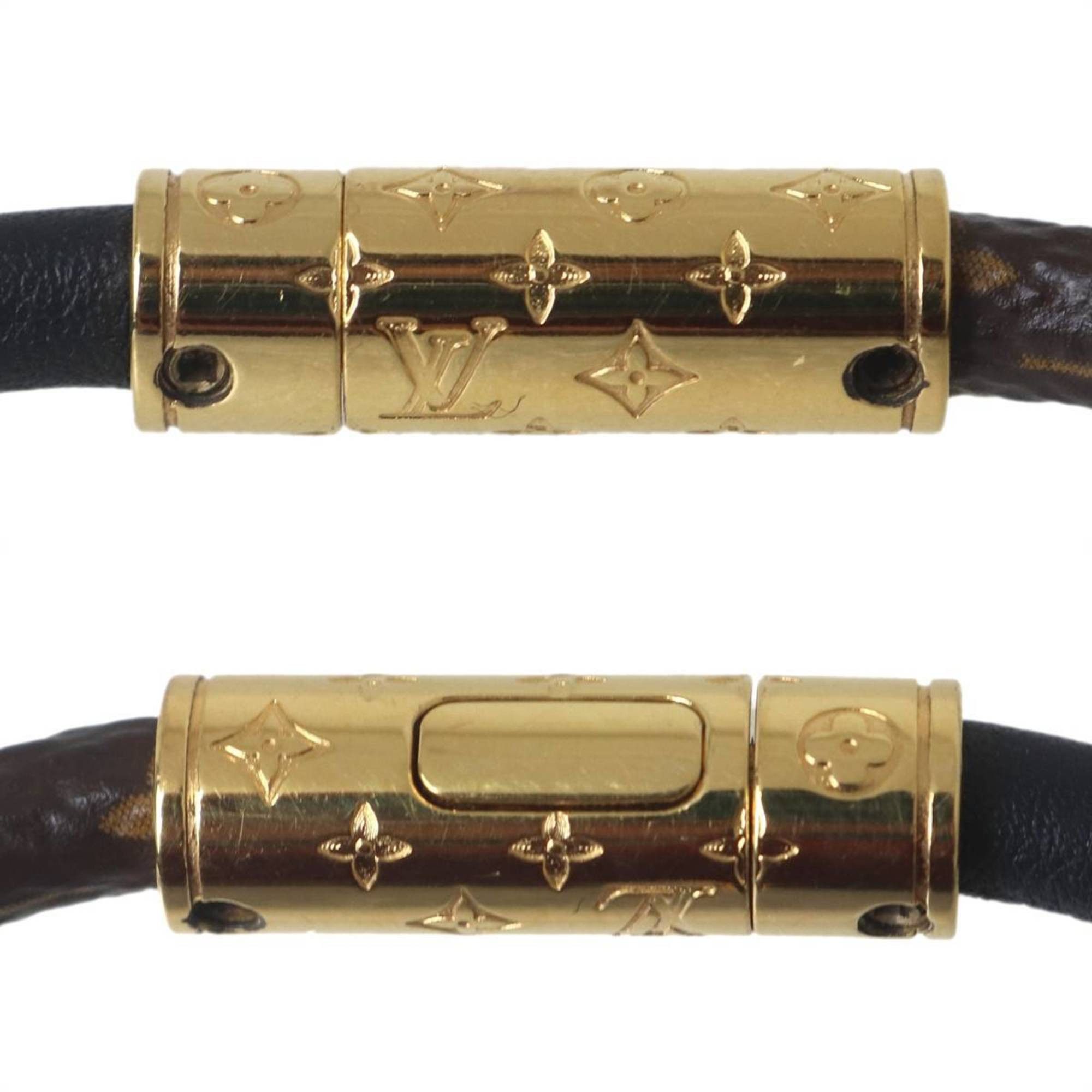 Louis Vuitton Louis Vuitton Daily Condensal Monogram Brasslet in and Black, M6431F BC1201 Size ONE SIZE - 5 Thumbnail