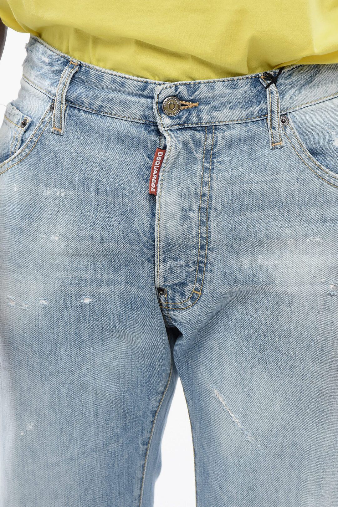 Dsquared2 Light-Wash Distressed Jeans Size US 37 - 3 Thumbnail