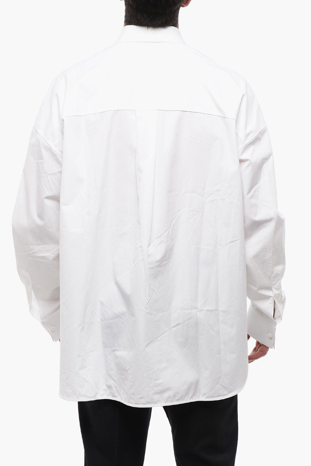 Dsquared2 Tuxedo Shirt with Contrast Buttons Size US M / EU 48-50 / 2 - 2 Thumbnail