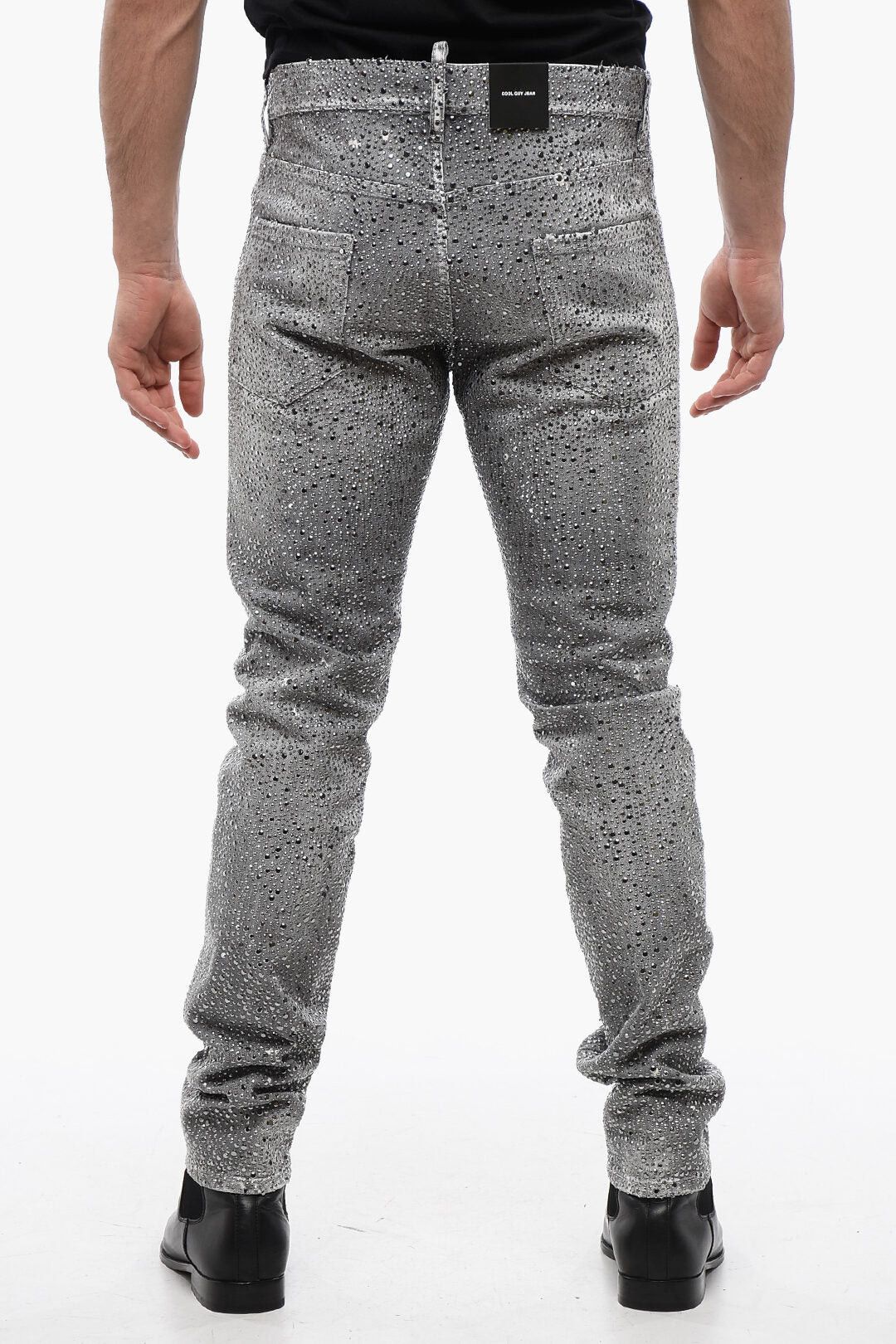Dsquared2 Cool Guy Distressed Jeans with Studs Size US 32 / EU 48 - 2 Thumbnail