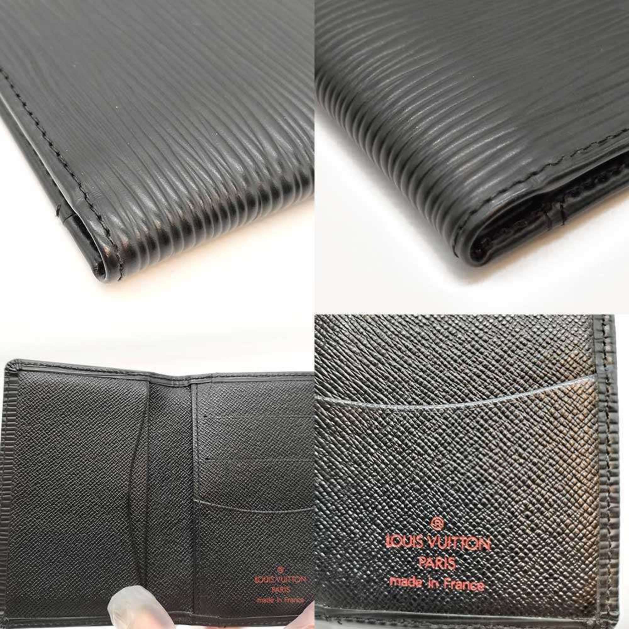 Louis Vuitton Louis Vuitton Organizer de Poche Card Case Epi Noir Black M63582 LOUISVUITTON Size ONE SIZE - 4 Thumbnail