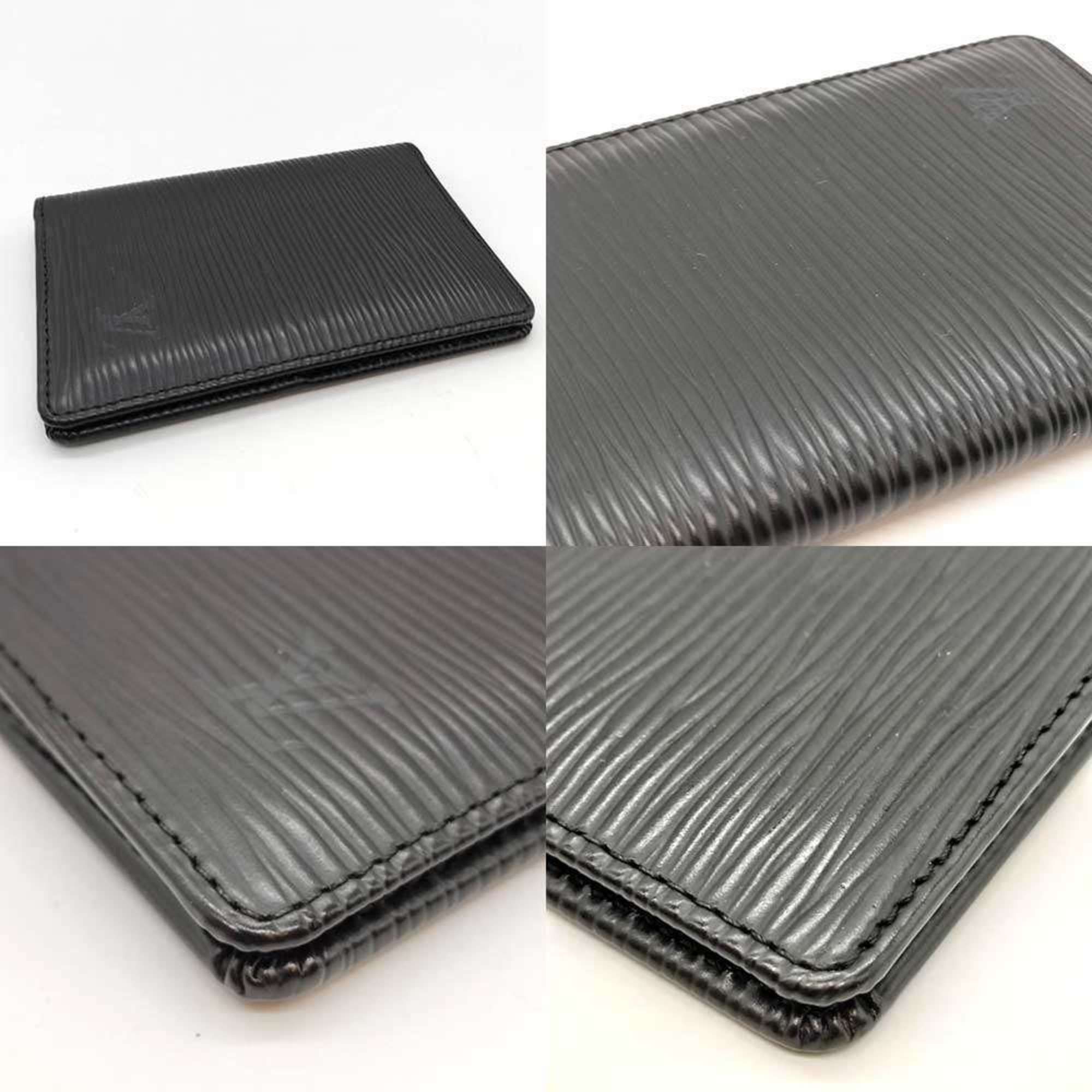 Louis Vuitton Louis Vuitton Organizer de Poche Card Case Epi Noir Black M63582 LOUISVUITTON Size ONE SIZE - 3 Thumbnail