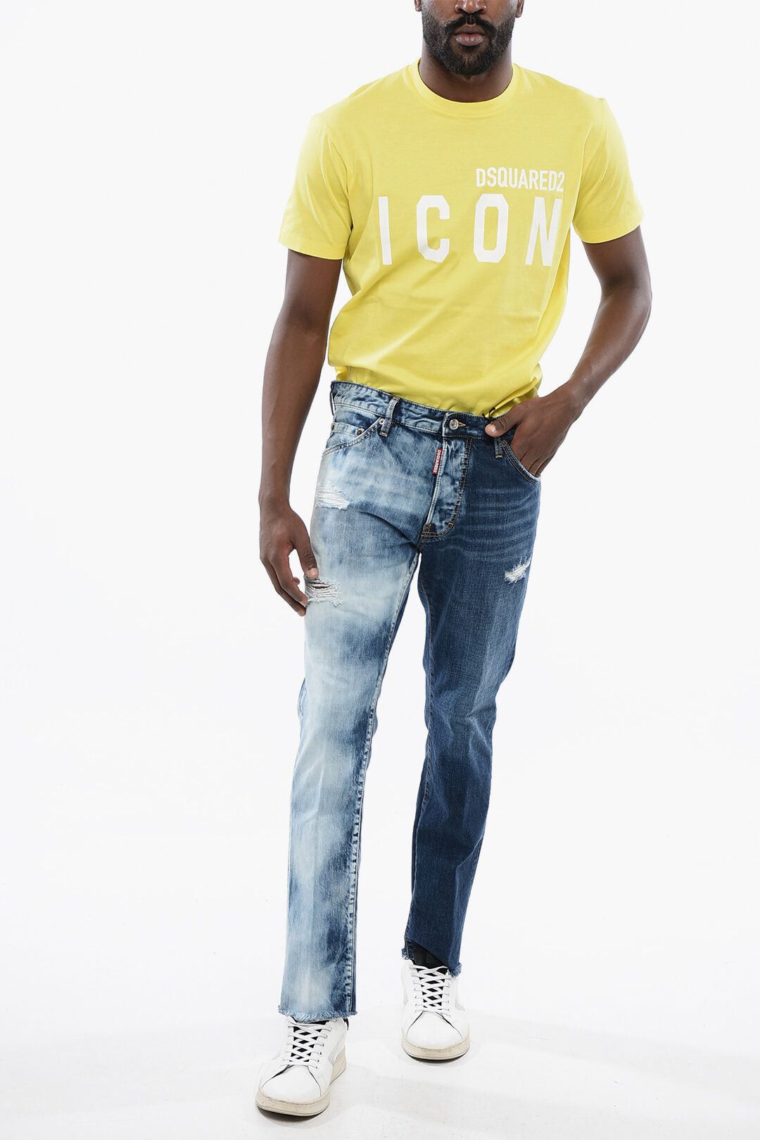 Dsquared2 Distressed Jeans COOL GUY with Light and Dark Wash Size US 29 - 4 Thumbnail