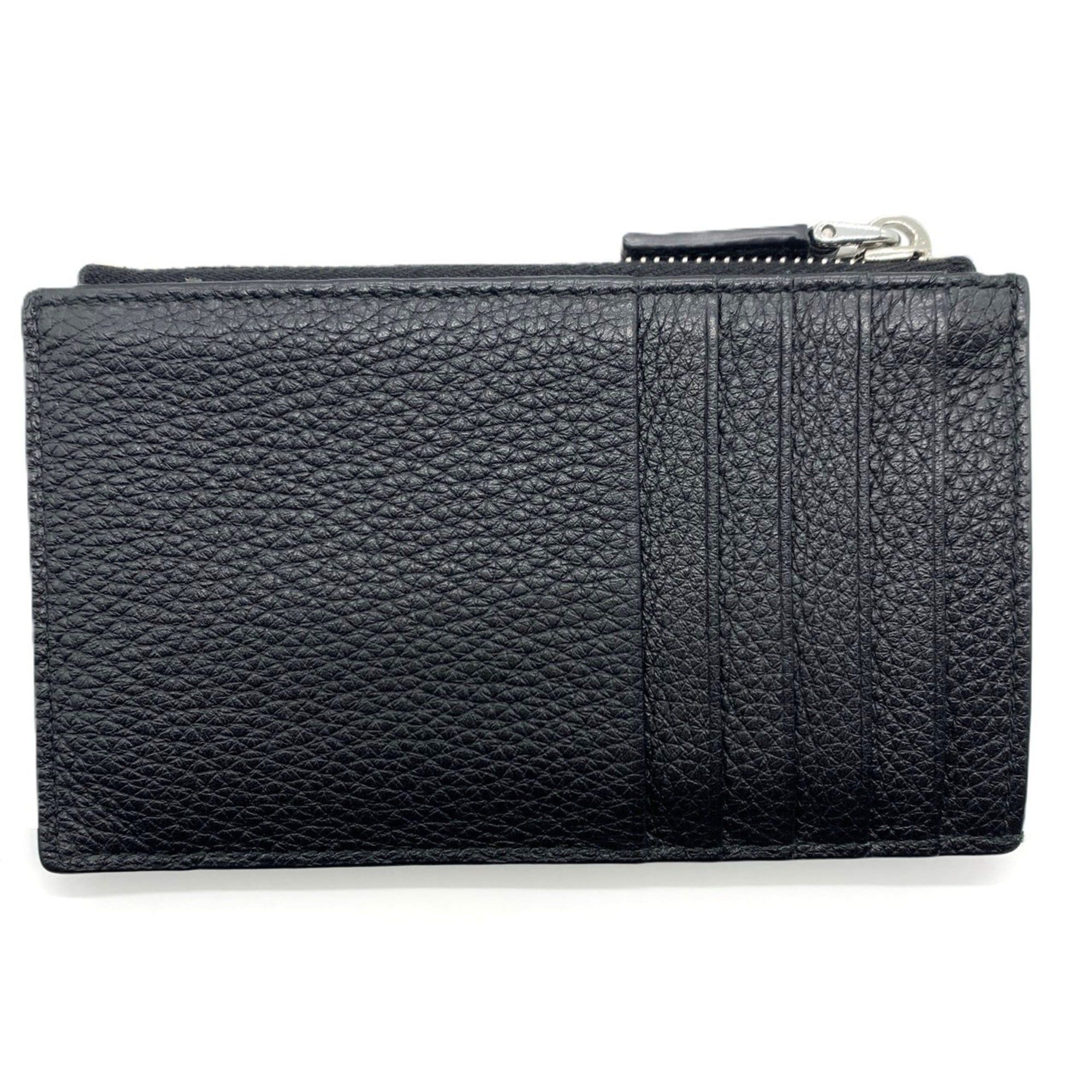 Prada Prada Vitello Dino Leather Card Case/Coin Case, Black, 2MC086 2E54 PRADA Size ONE SIZE - 2 Thumbnail