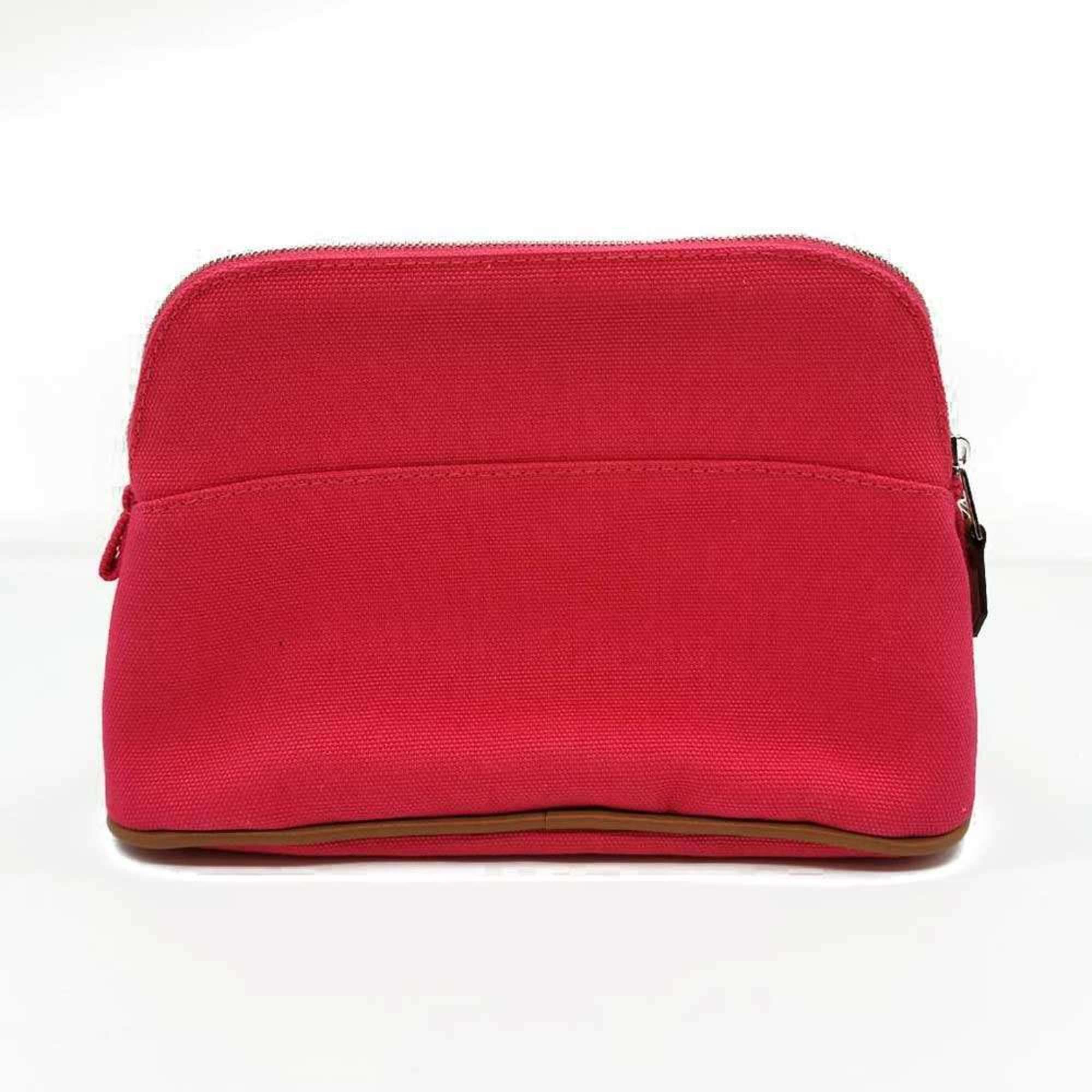 Hermes Hermes Bolide Pouch 20 Pink Canvas Women's HERMES Size ONE SIZE - 2 Thumbnail