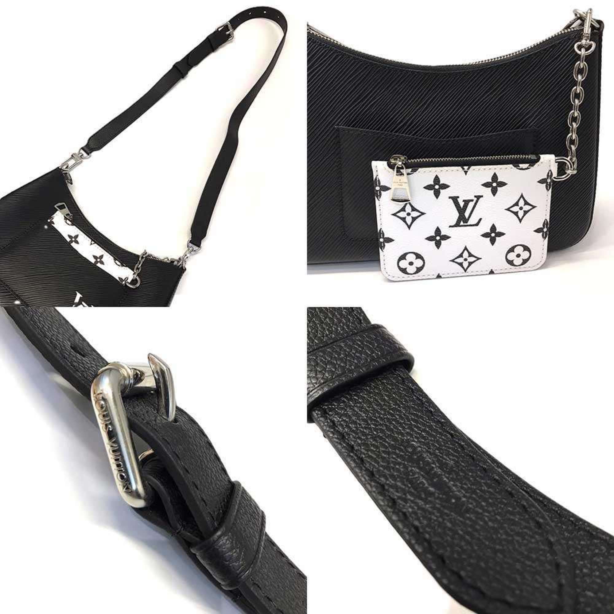 Louis Vuitton Louis Vuitton Marel Mini Shoulder Bag in Epi Leather, Black, M80689 Size ONE SIZE - 4 Thumbnail