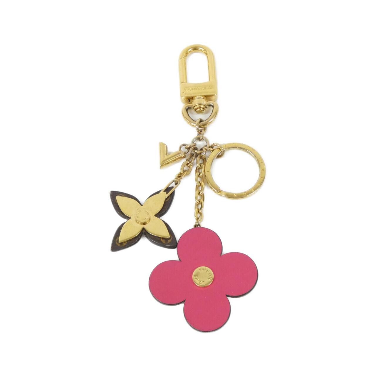 Louis Vuitton Louis Vuitton Louis Vuitton Blooming Flower Monogram Key Holder Textile Key Chain M63084 DUTY FREE for USA Size ONE SIZE - 2 Thumbnail