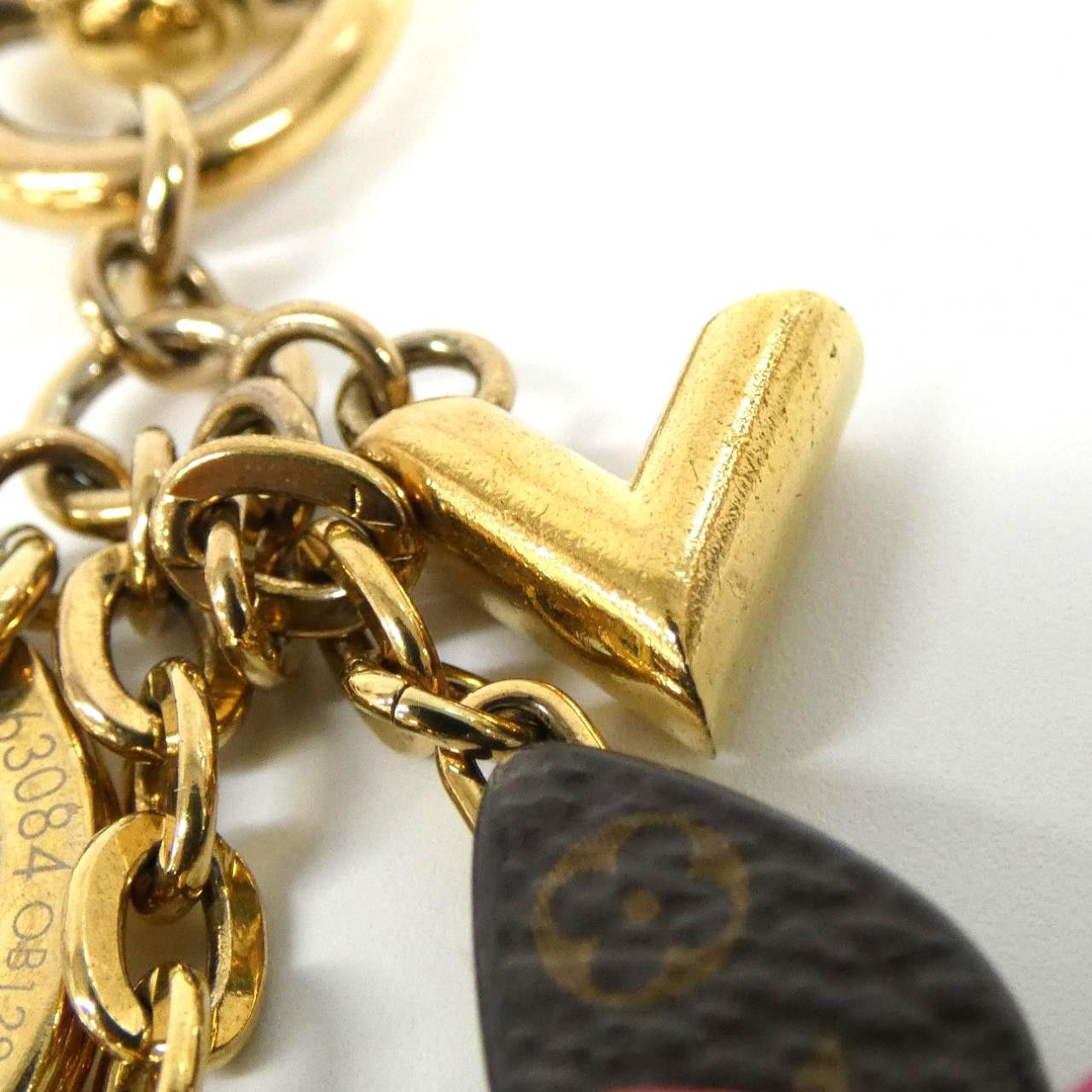 Louis Vuitton Louis Vuitton Louis Vuitton Blooming Flower Monogram Key Holder Textile Key Chain M63084 DUTY FREE for USA Size ONE SIZE - 5 Thumbnail