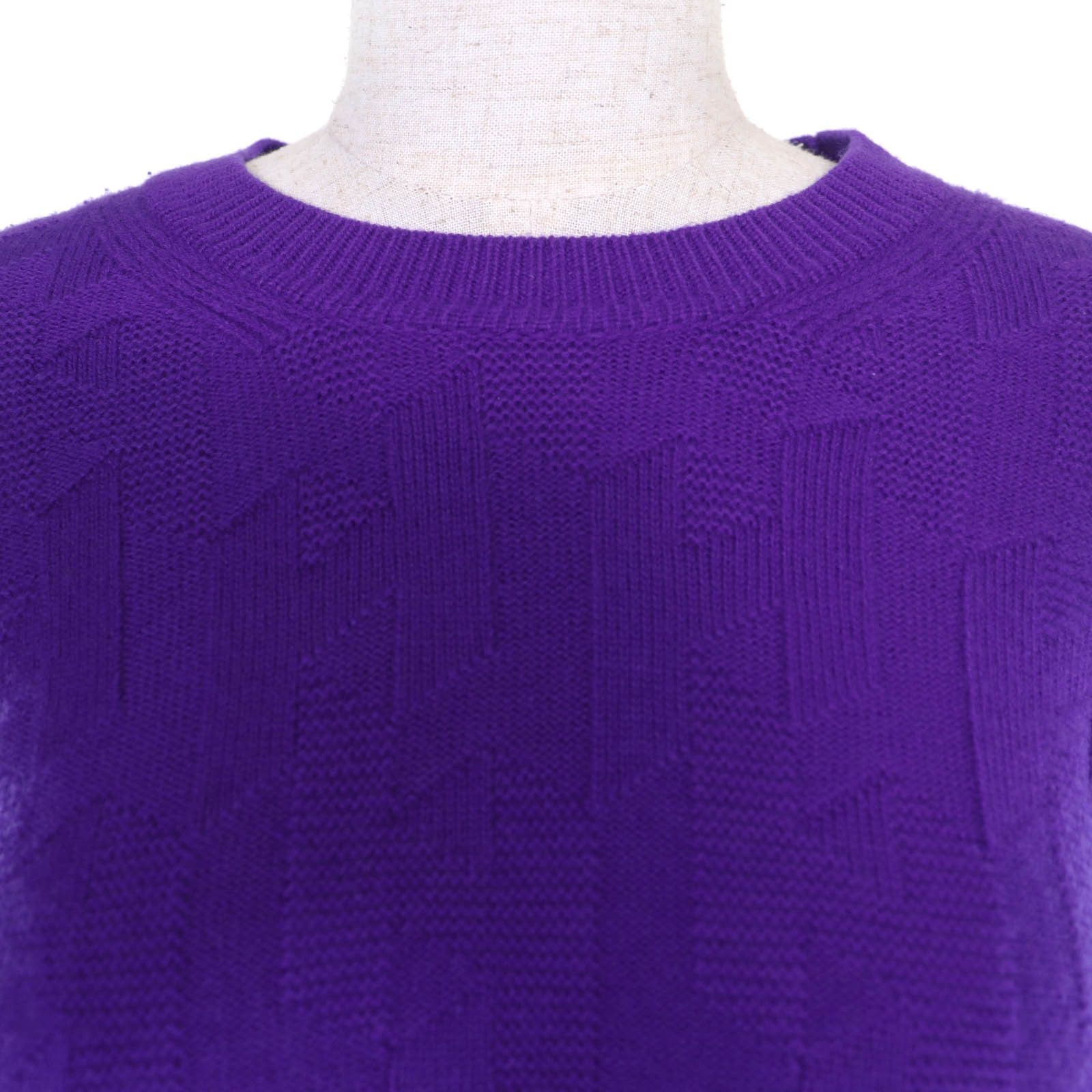 Hermes Hermes Hermès H motif Wool Knit 42 Textile Tops DUTY FREE for USA Size ONE SIZE - 4 Thumbnail