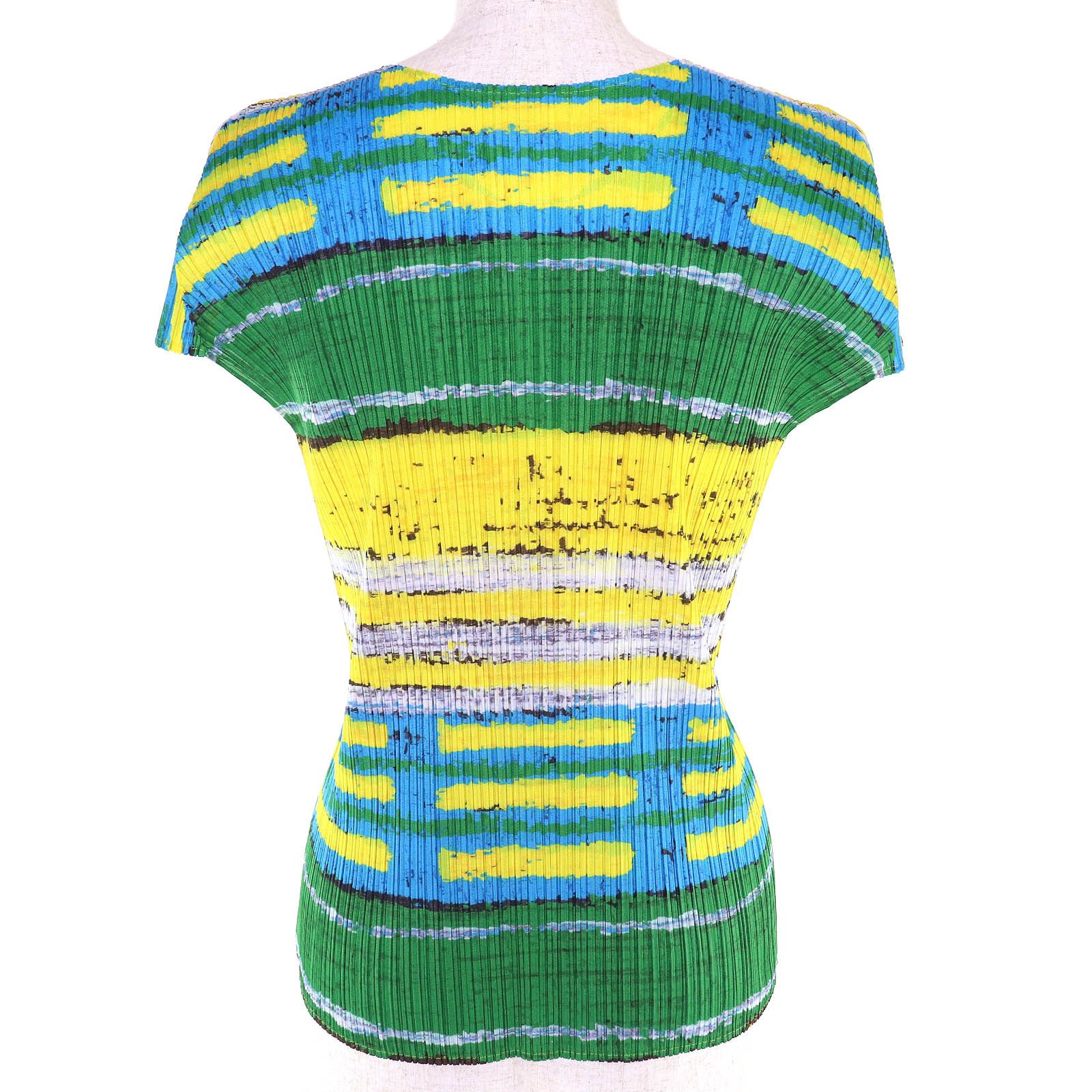 Issey Miyake Issey Miyake PLEATS PLEASE T-All-over print Polyester T-shirt Textile T-Shirts PP21-JK683 DUTY FREE for USA Size ONE SIZE - 3 Thumbnail