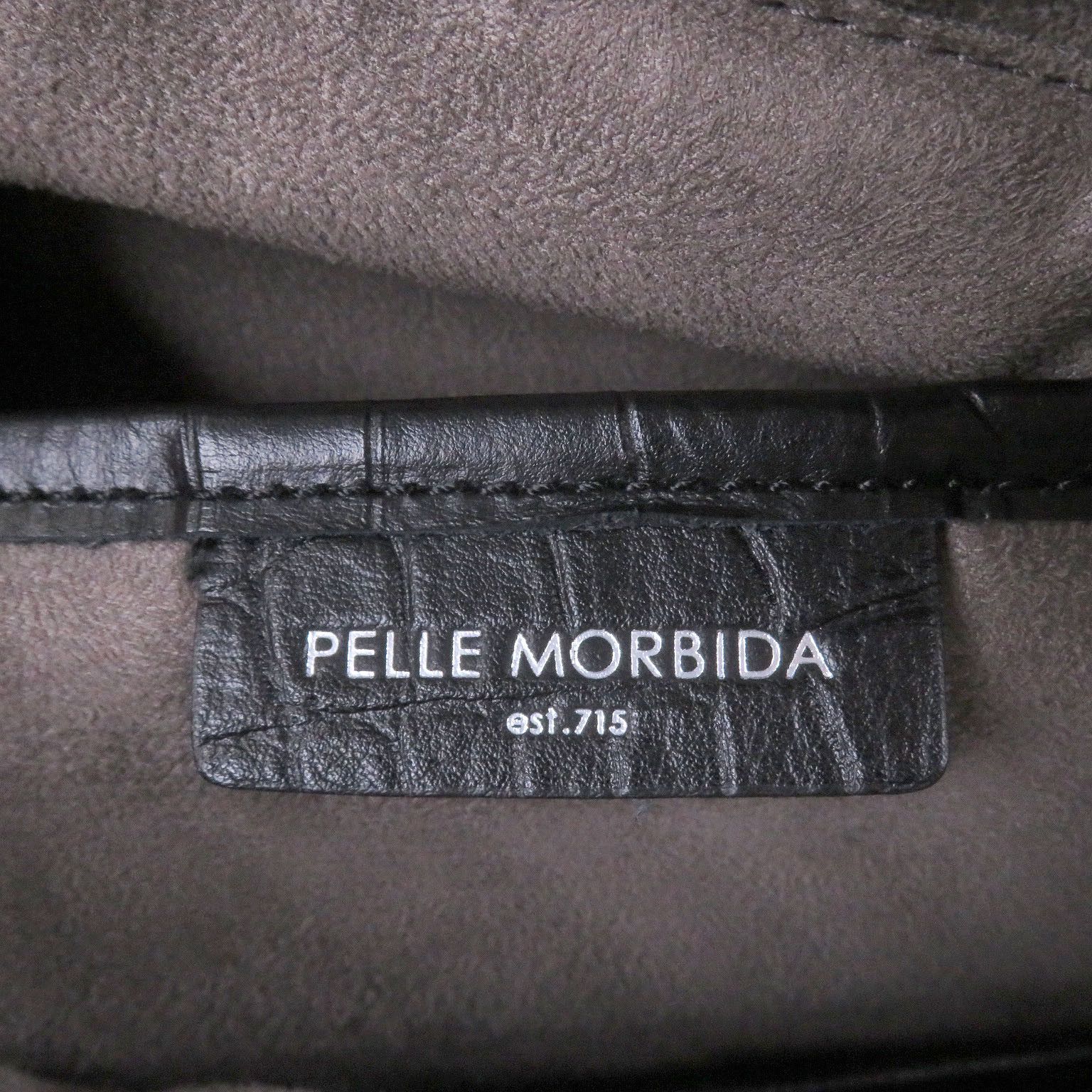Other PELLE MORBIDA Briefcase Crocodile Embossed Nylon 2way Shoulder Bag Leather Business Bag DUTY FREE for USA