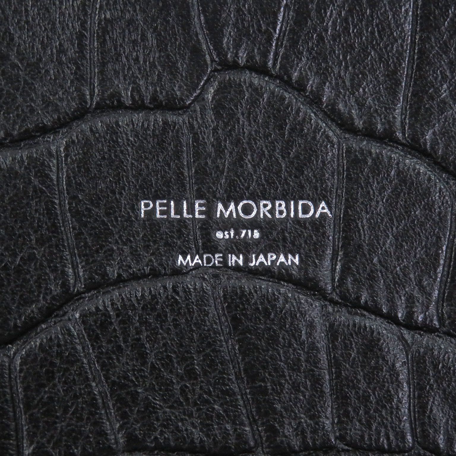 Other PELLE MORBIDA Briefcase Crocodile Embossed Nylon 2way Shoulder Bag Leather Business Bag DUTY FREE for USA