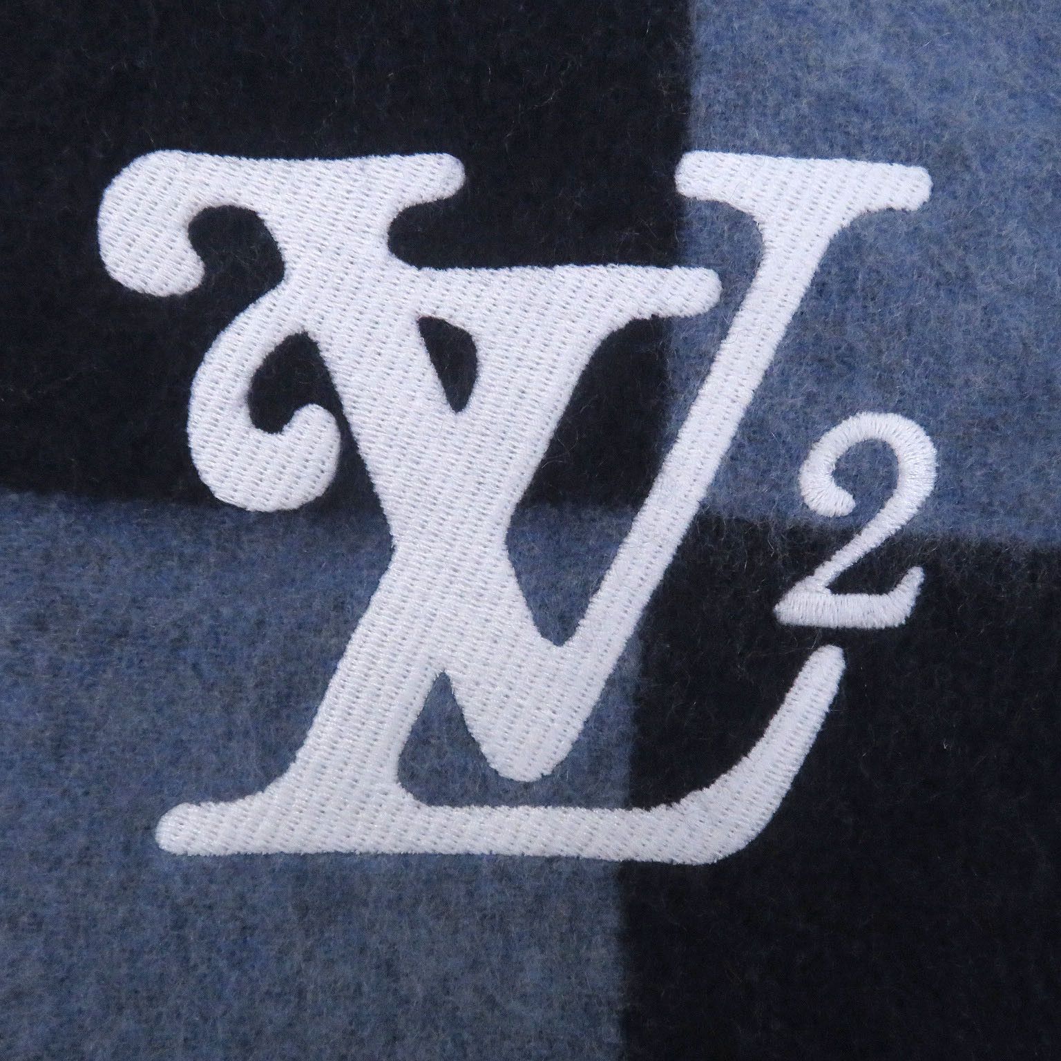 Louis Vuitton Louis Vuitton Louis Vuitton NIGO 100% Cashmere Scarf Textile Scarf DUTY FREE for USA Size ONE SIZE - 7 Thumbnail