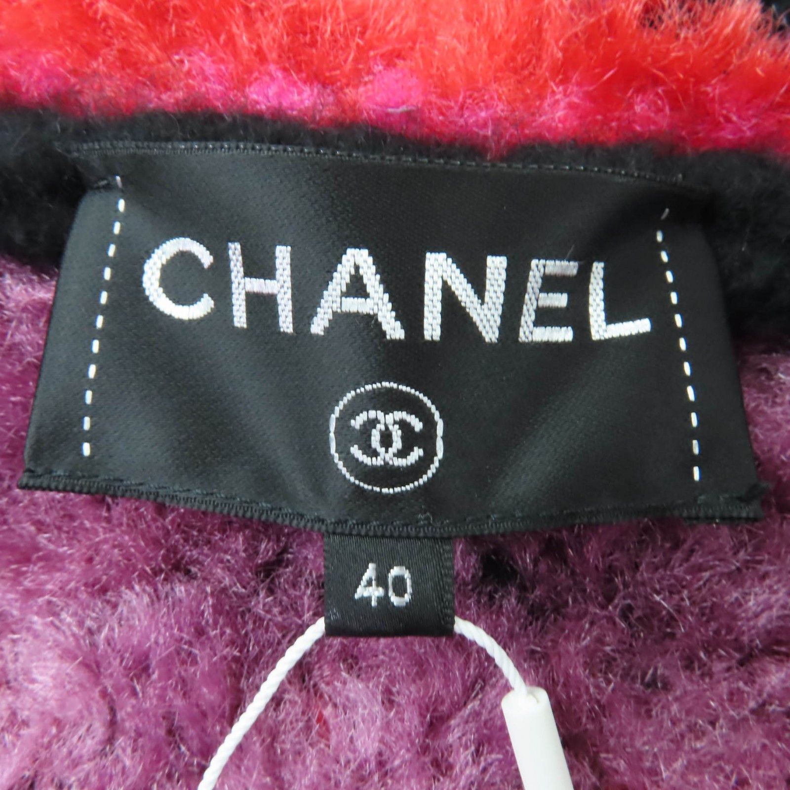 Chanel Chanel CHANEL COCONEIGE Silk Blend Coat Textile Outerwear P65229K60980 DUTY FREE for USA Size ONE SIZE - 7 Thumbnail