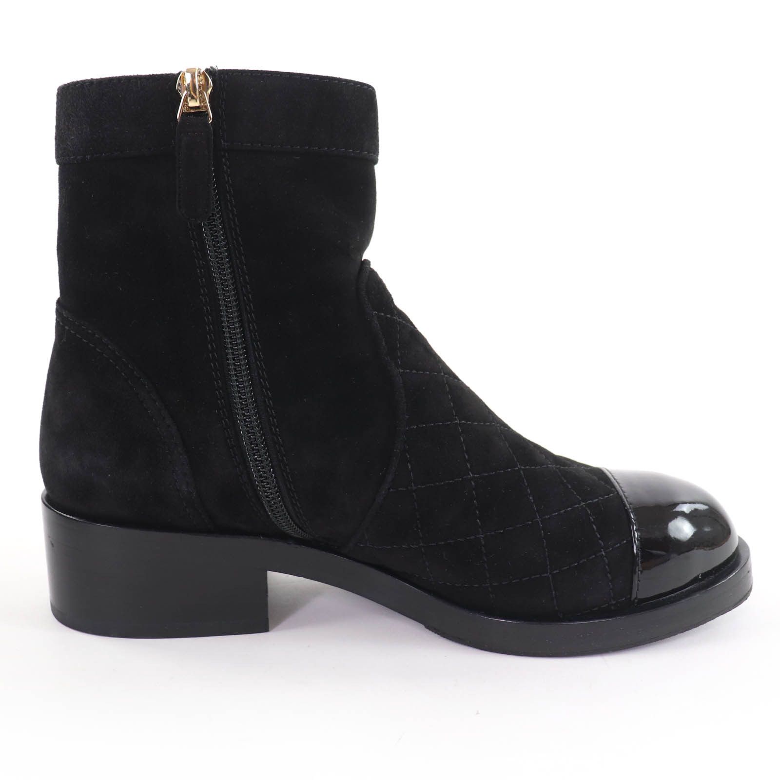 Chanel Chanel CHANEL COCO Mark Turnlock Matelasse Suede Leather Boots Leather Shoes G36763 DUTY FREE for USA Size ONE SIZE - 5 Thumbnail