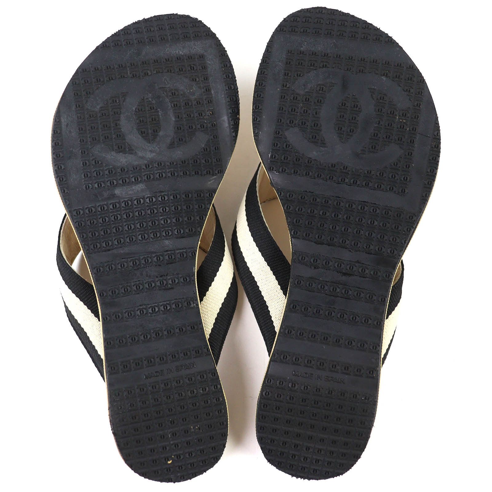 Chanel Chanel CHANEL ENTRE DOIGTS COCO Wood Thong Sandals Plant-based Shoes G24999 DUTY FREE for USA Size ONE SIZE - 9 Thumbnail