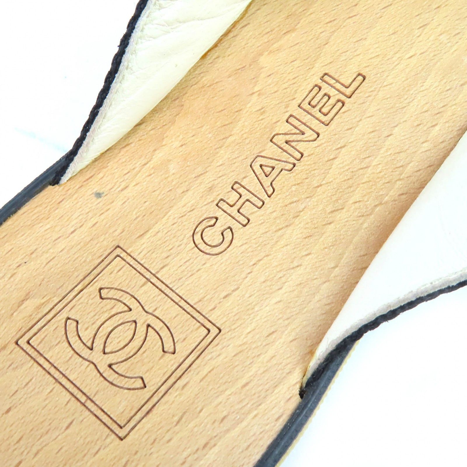 Chanel Chanel CHANEL ENTRE DOIGTS COCO Wood Thong Sandals Plant-based Shoes G24999 DUTY FREE for USA Size ONE SIZE - 10 Thumbnail