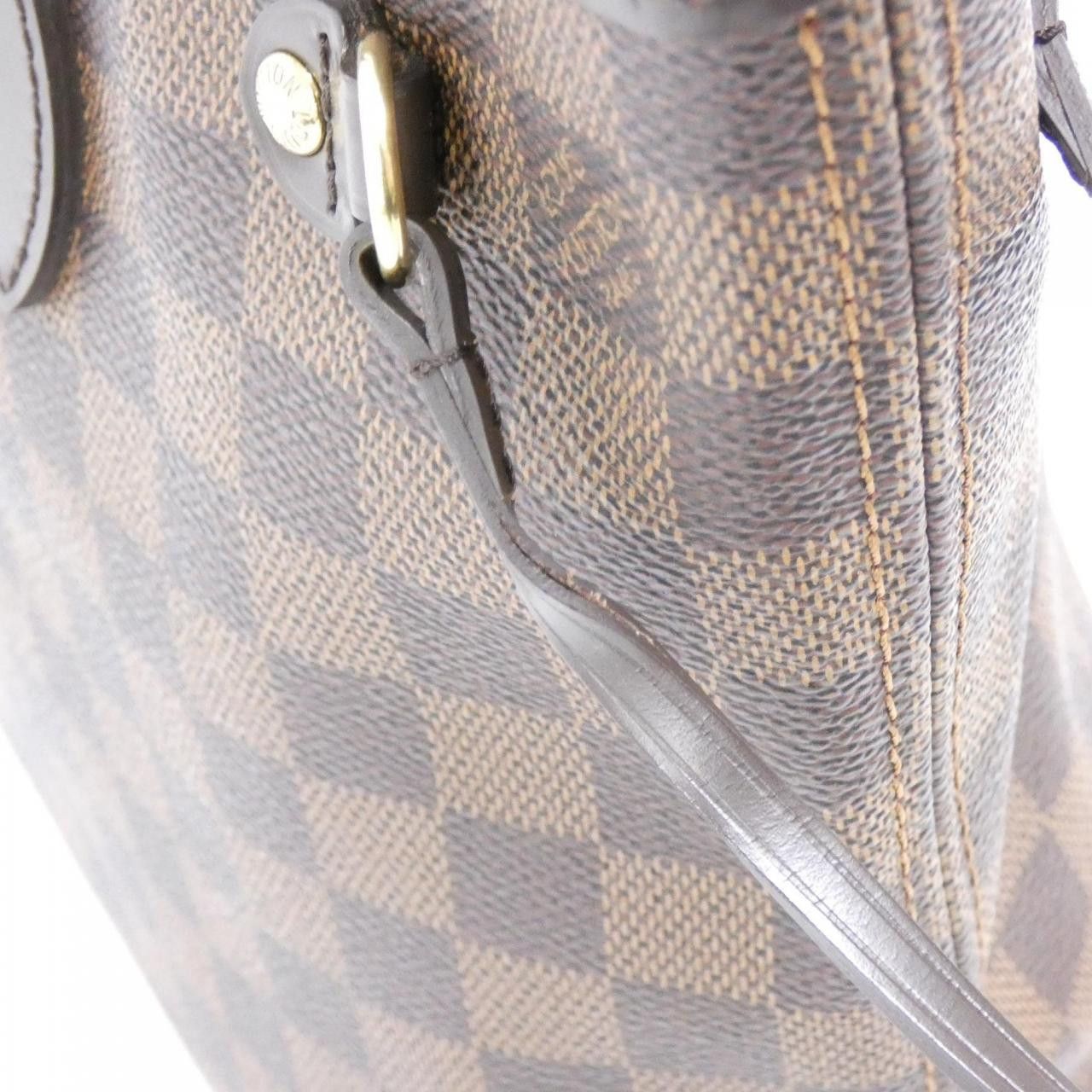 Louis Vuitton Louis Vuitton Louis Vuitton Neverfull Damier Bag Textile Tote Bag N51109 DUTY FREE for USA Size ONE SIZE - 4 Thumbnail