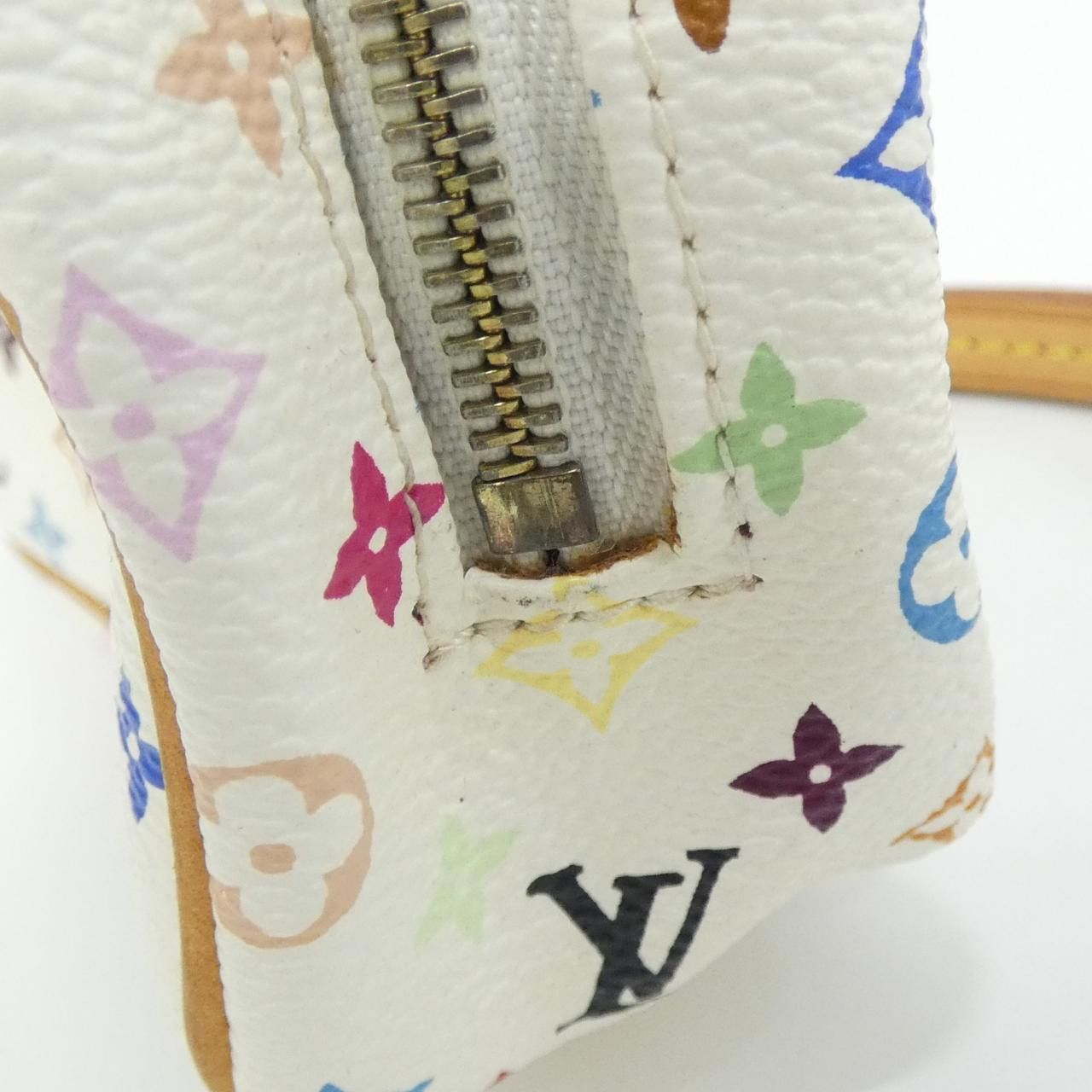 Louis Vuitton Louis Vuitton Louis Vuitton Multicolore Coated Canvas Pouch Textile Vanity Bag M58033 DUTY FREE for USA Size ONE SIZE - 4 Thumbnail